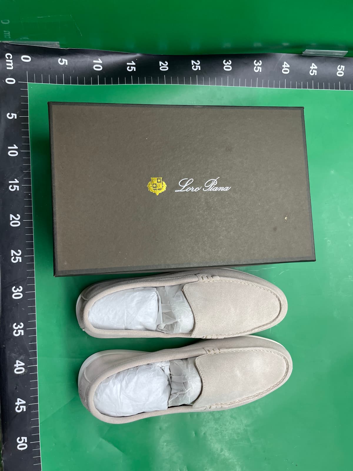 工厂现货直销情侣款高版LP一脚蹬软底休闲真皮单鞋舒适百搭乐福鞋 — miniatura QC 4