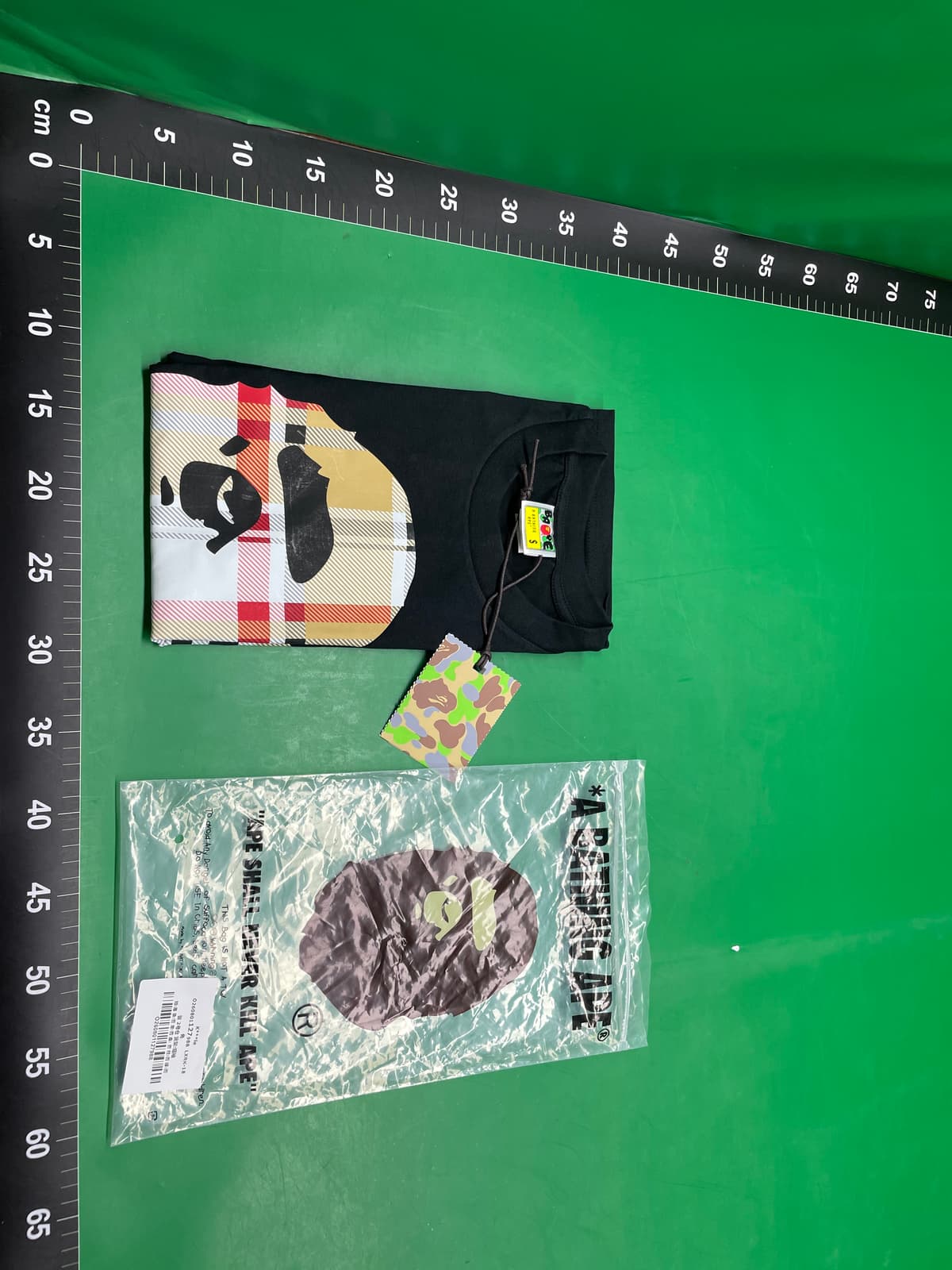 一件代发跨境外贸潮牌迷彩猿人头BY BATHING APE合集短袖t恤休闲 — miniatura QC 4