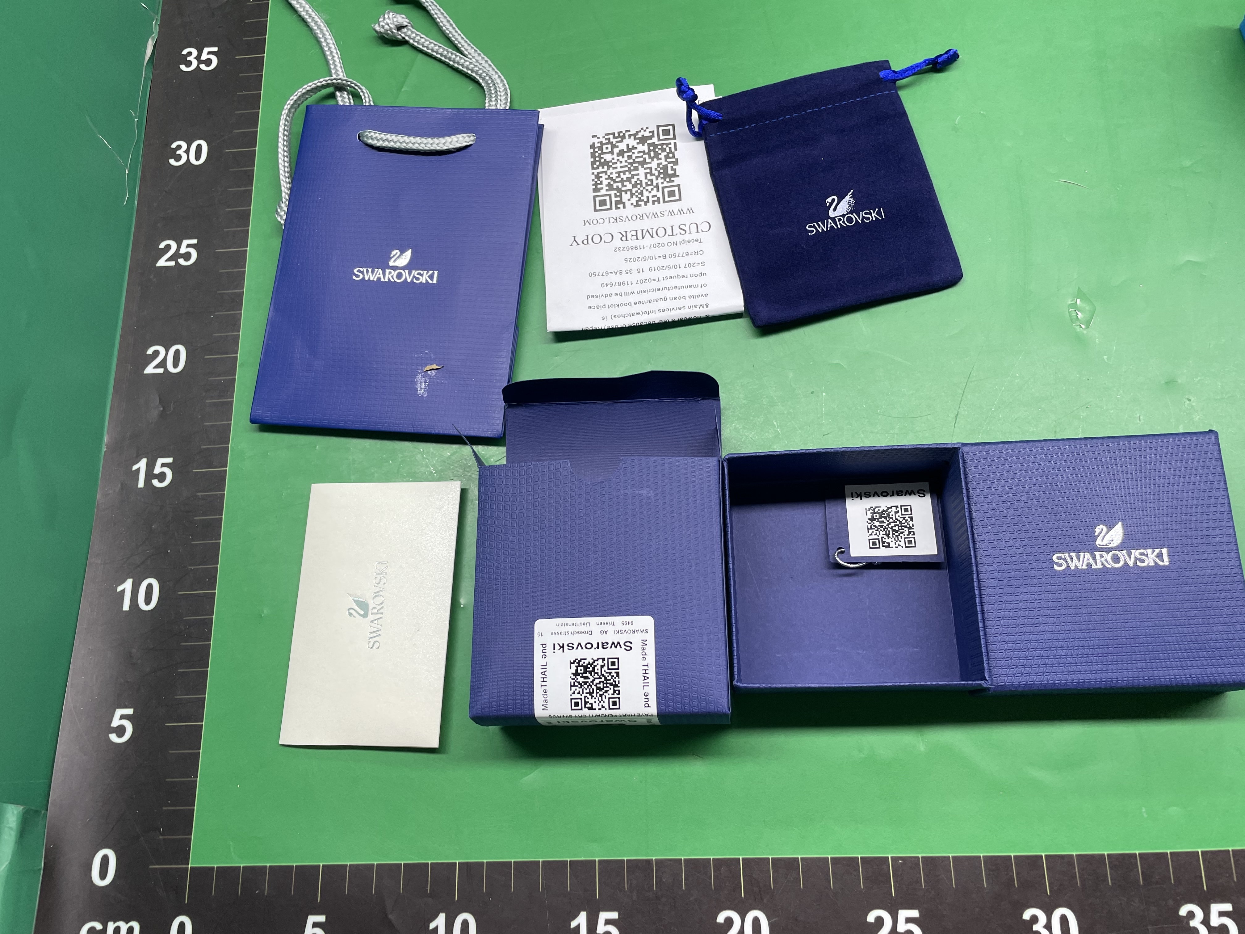 跨境施家罗马 Una系列项链套装水晶镶嵌圆形切割耀眼魅力手链耳钉 — foto QC 1