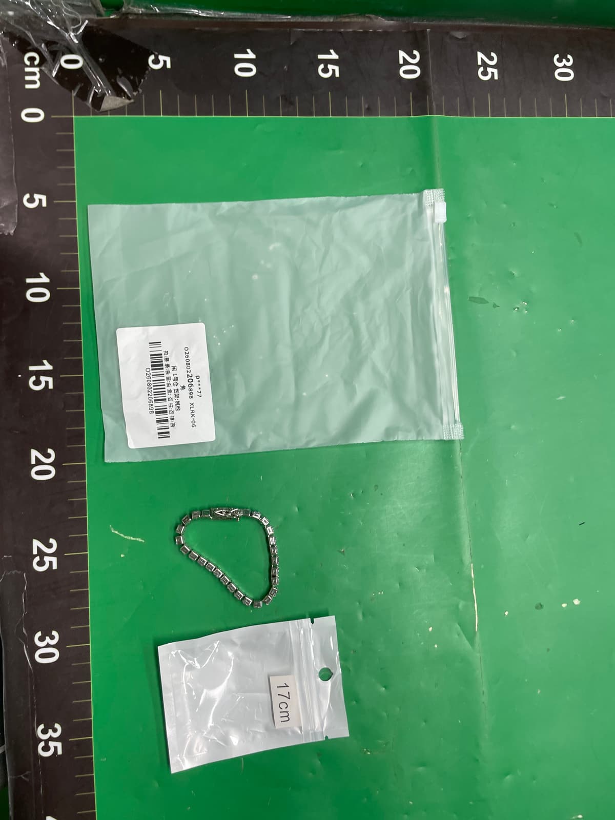 新款铜镀金饰品百搭款满钻手链欧美风单排镶钻手环专柜同款手饰女 — miniatura QC 4