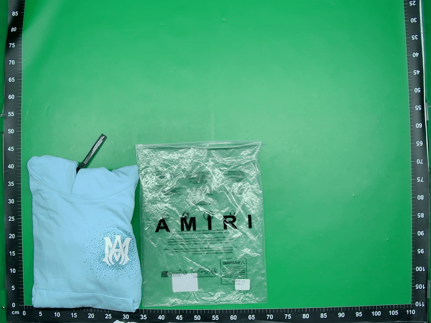 跨境高品质AMIRI 纯棉毛圈正确版本高清印花美潮牌连帽卫衣批发 — foto QC 1