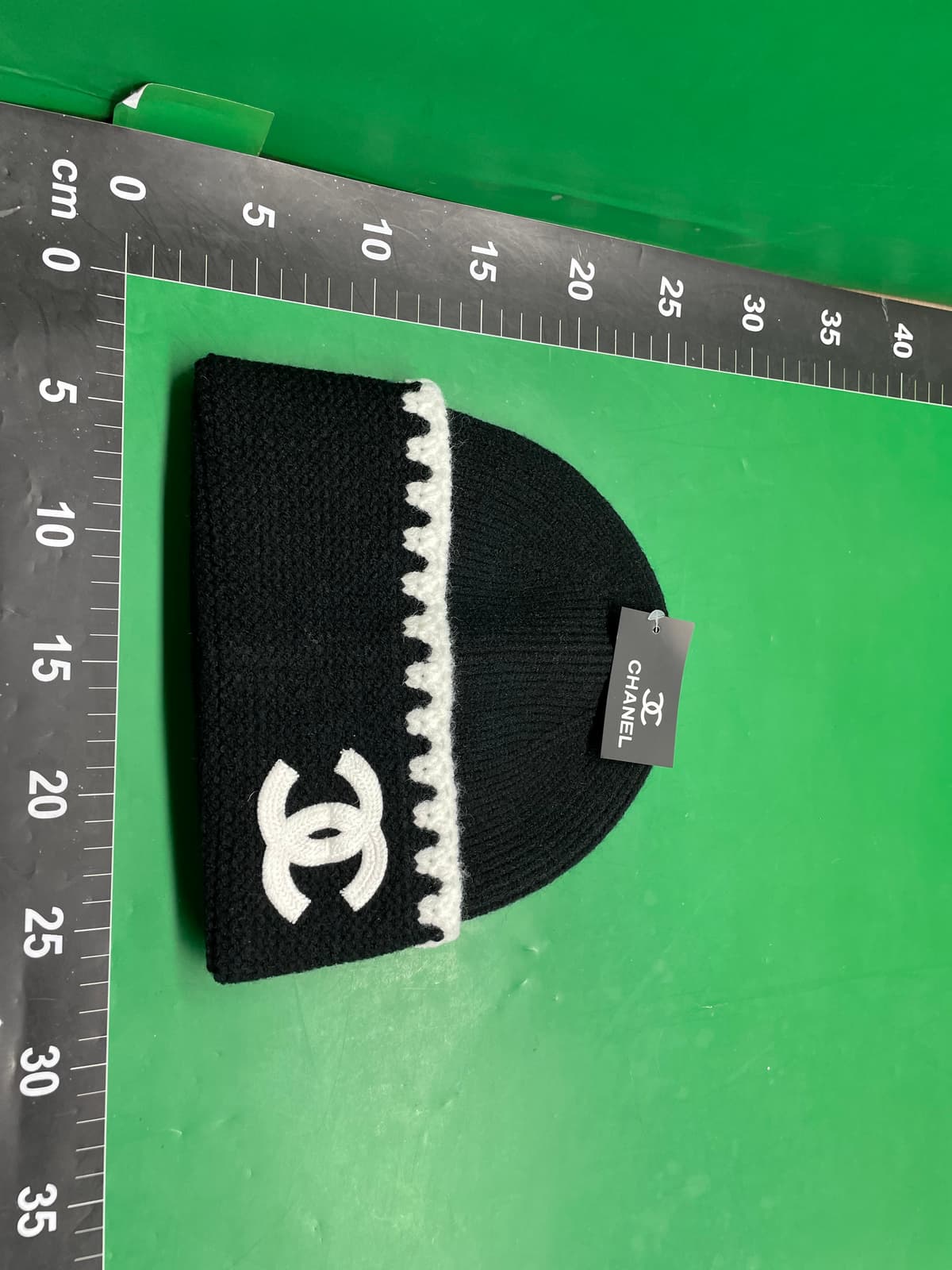 女秋冬针织帽保暖防风字母小香风户外百搭显脸瘦冷帽 — miniatura QC 2