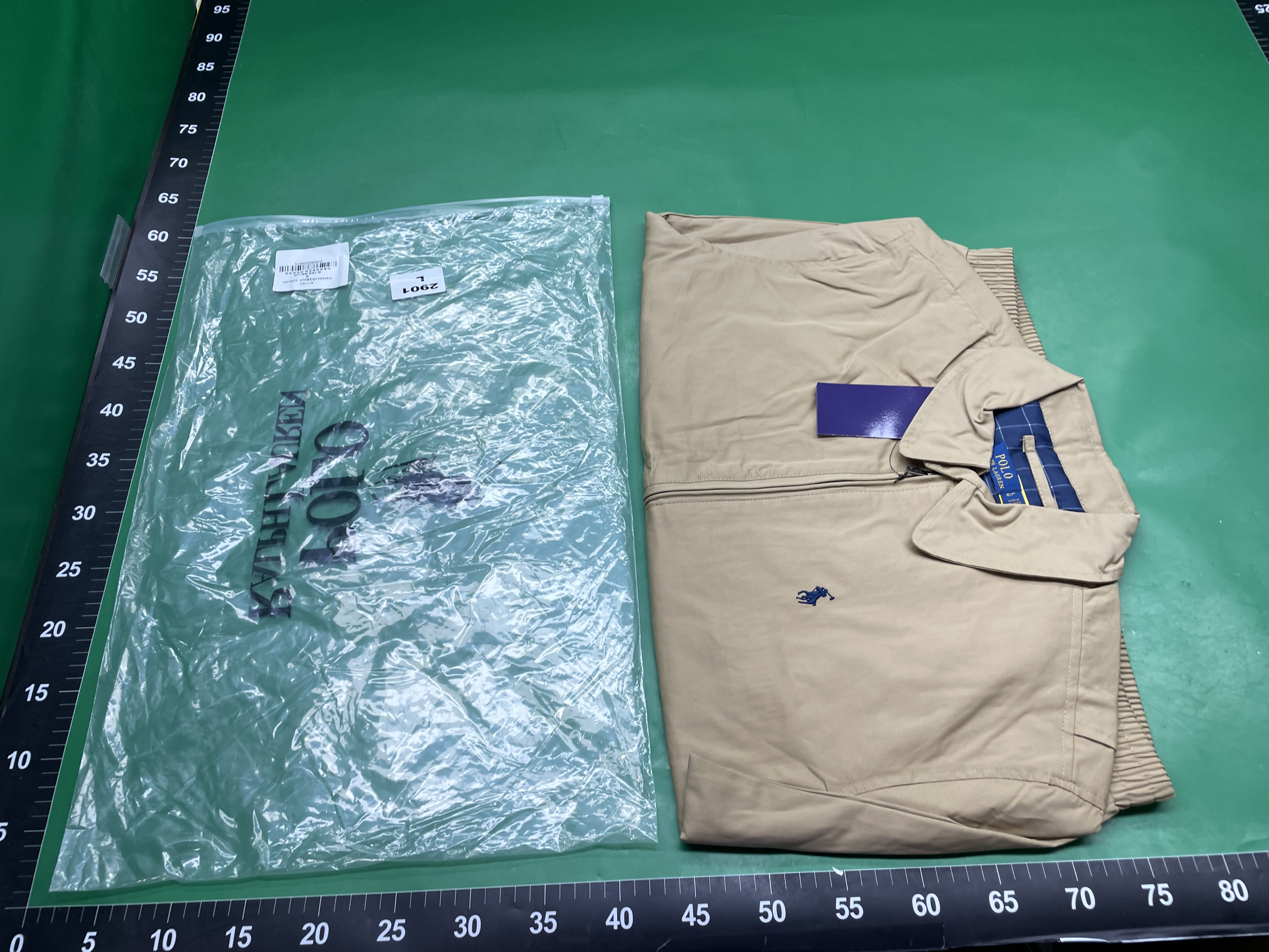 24跨境高品质拉夫RL老干部小马字母刺绣拉链翻领长袖夹克黑色外套 — miniatura QC 6