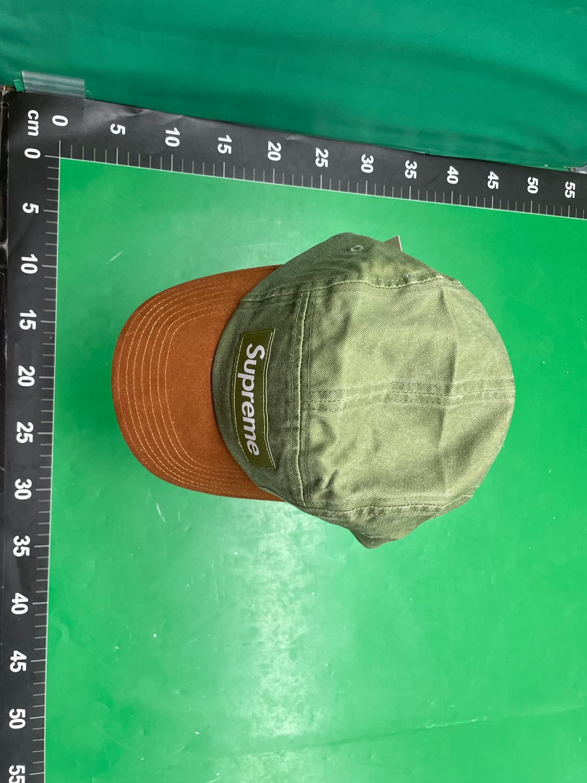 23Ss Ventile Camp Cap Co-Branded Waterproof Cotton Peaked Cap Baseball Cap Color Matching Suede Visor S — miniatura QC 3