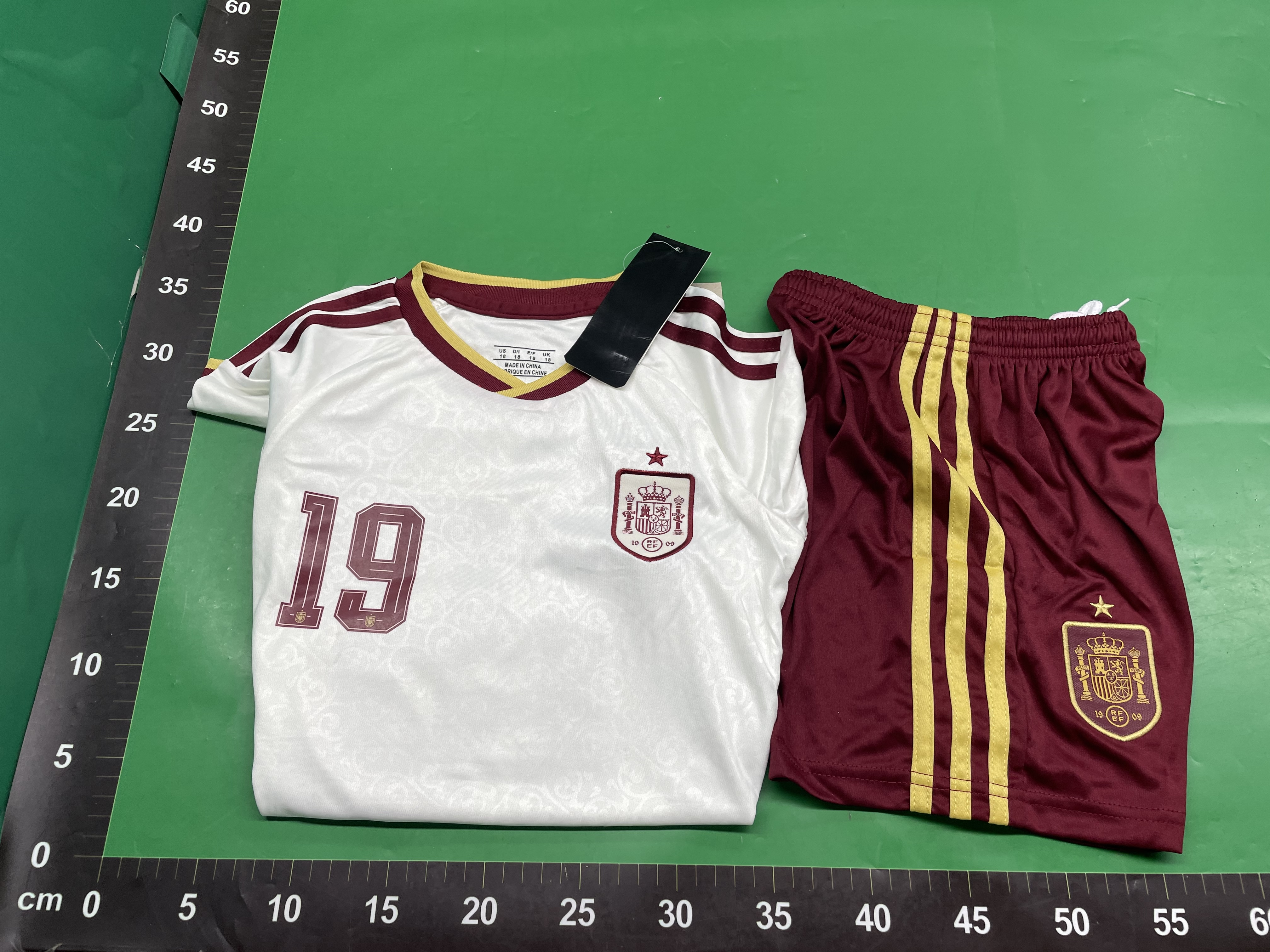 儿童足球服小学生国家队阿根廷球衣短袖C罗梅西训练套装男世界杯 — miniatura QC 4