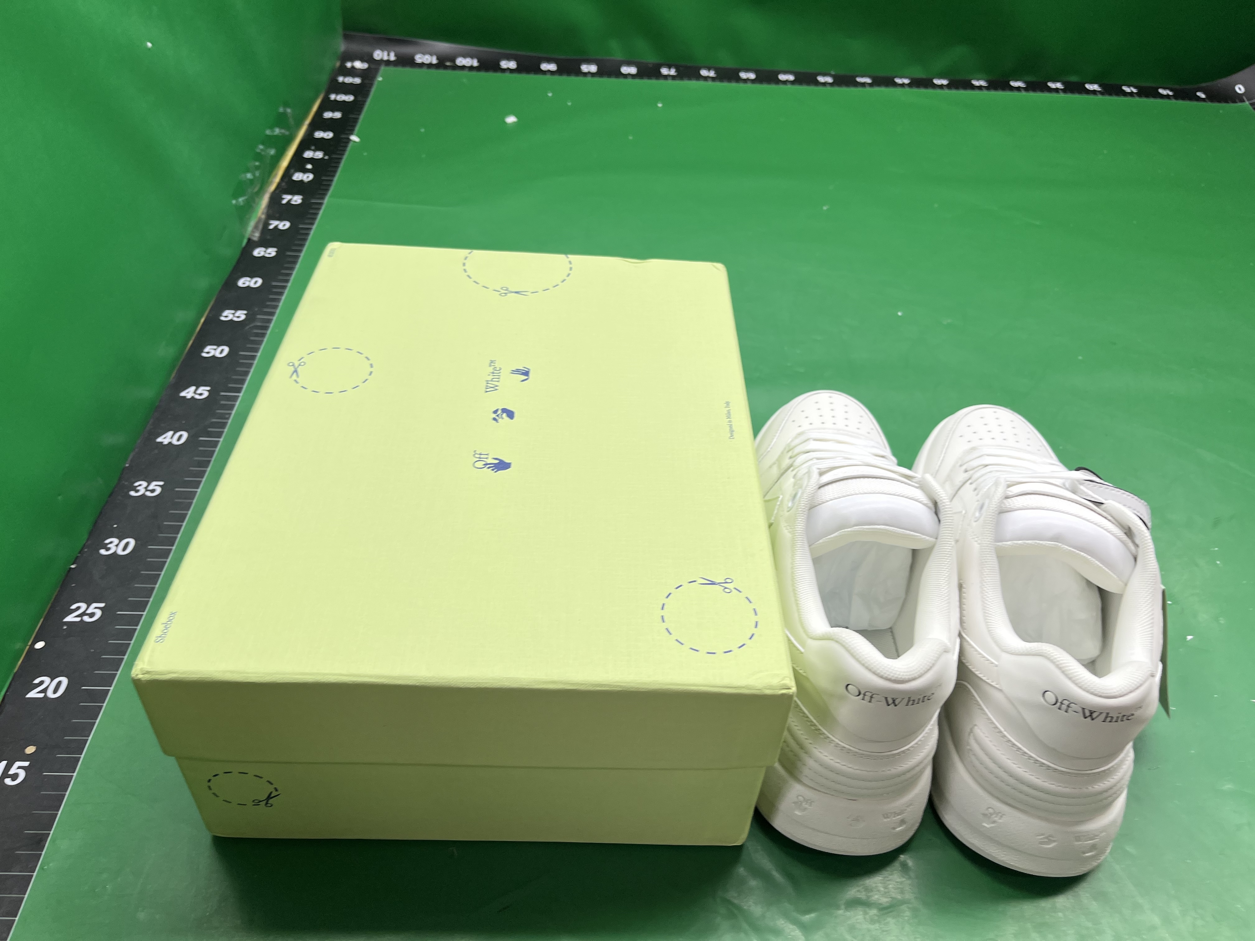 高端OFF鞋子男熊猫鞋箭头ow 潮牌拼色运动休闲小白鞋女板鞋 — foto QC 1