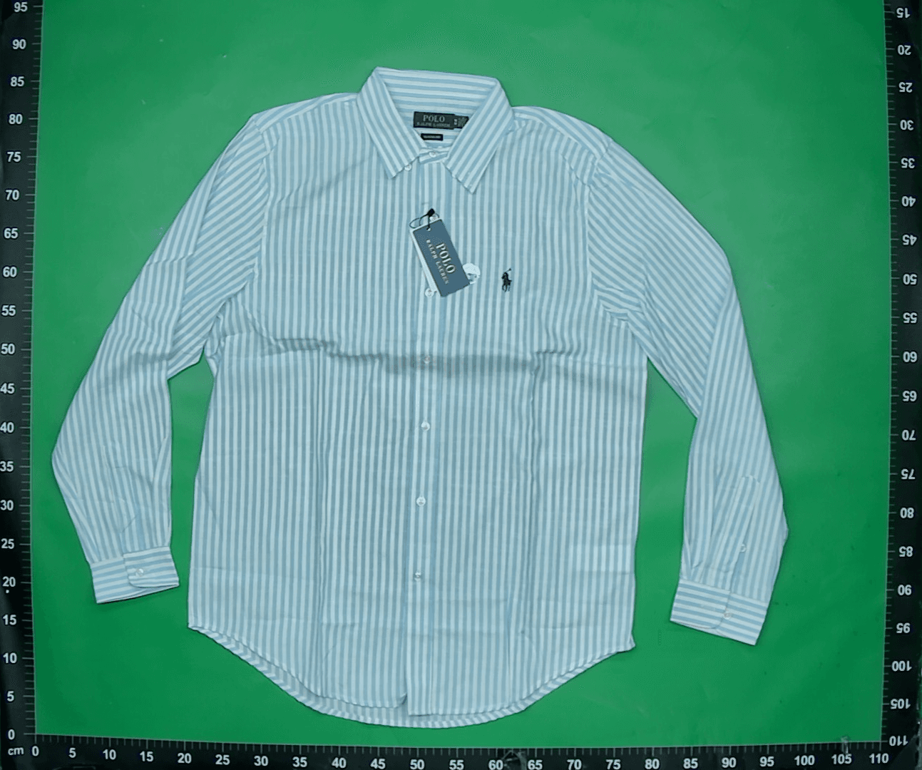 Autumn 2025 Blue Striped Cotton Linen Long Sleeve Shirt Loose Thin Linen Shirt Women Casual Top — miniatura QC 2