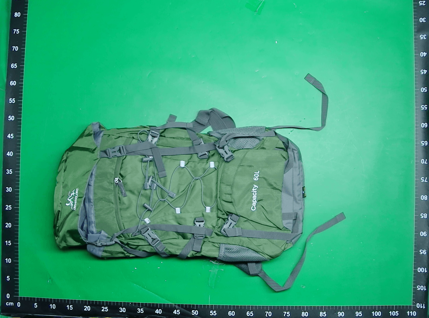 亚马逊跨境新款品质尼龙60升大容量防水登山包户外装备运动背包 — foto QC 1