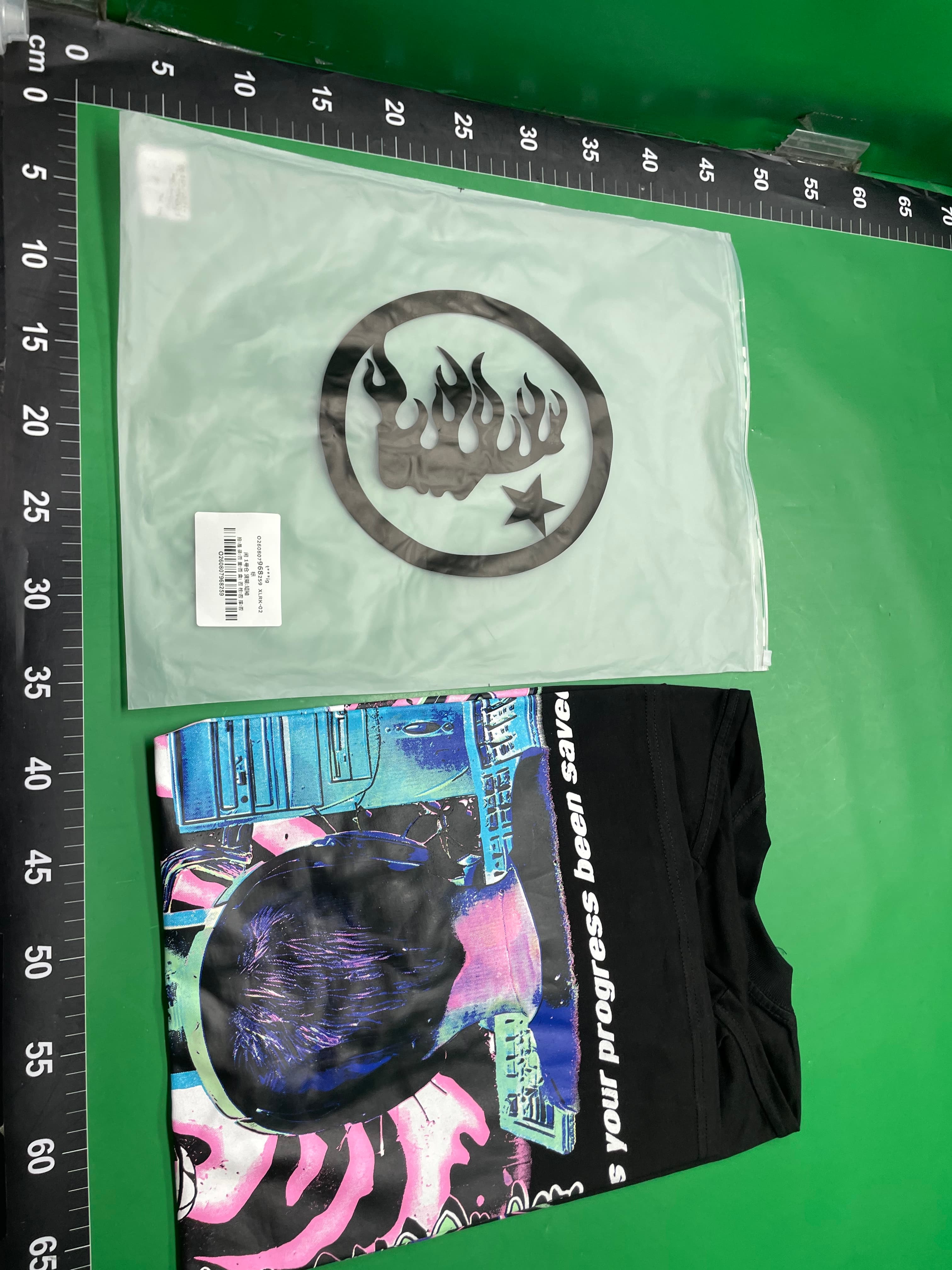 跨境美潮 Hellstar地狱之星夏季新款欧美潮牌男女宽松套头短袖T恤 — miniatura QC 5