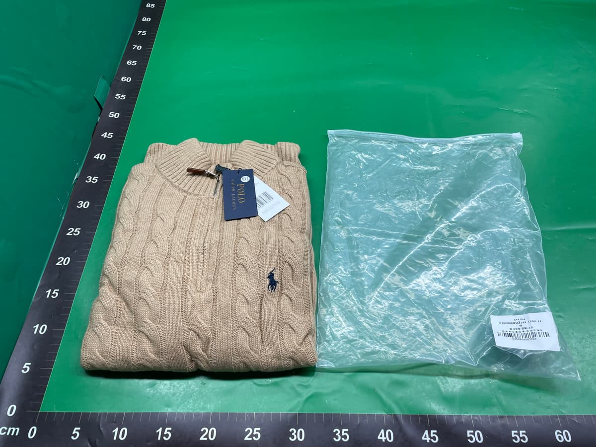新款男士半高领绞花针织衫毛衣秋冬新款麻花半拉链休闲毛线衣 — foto QC 1