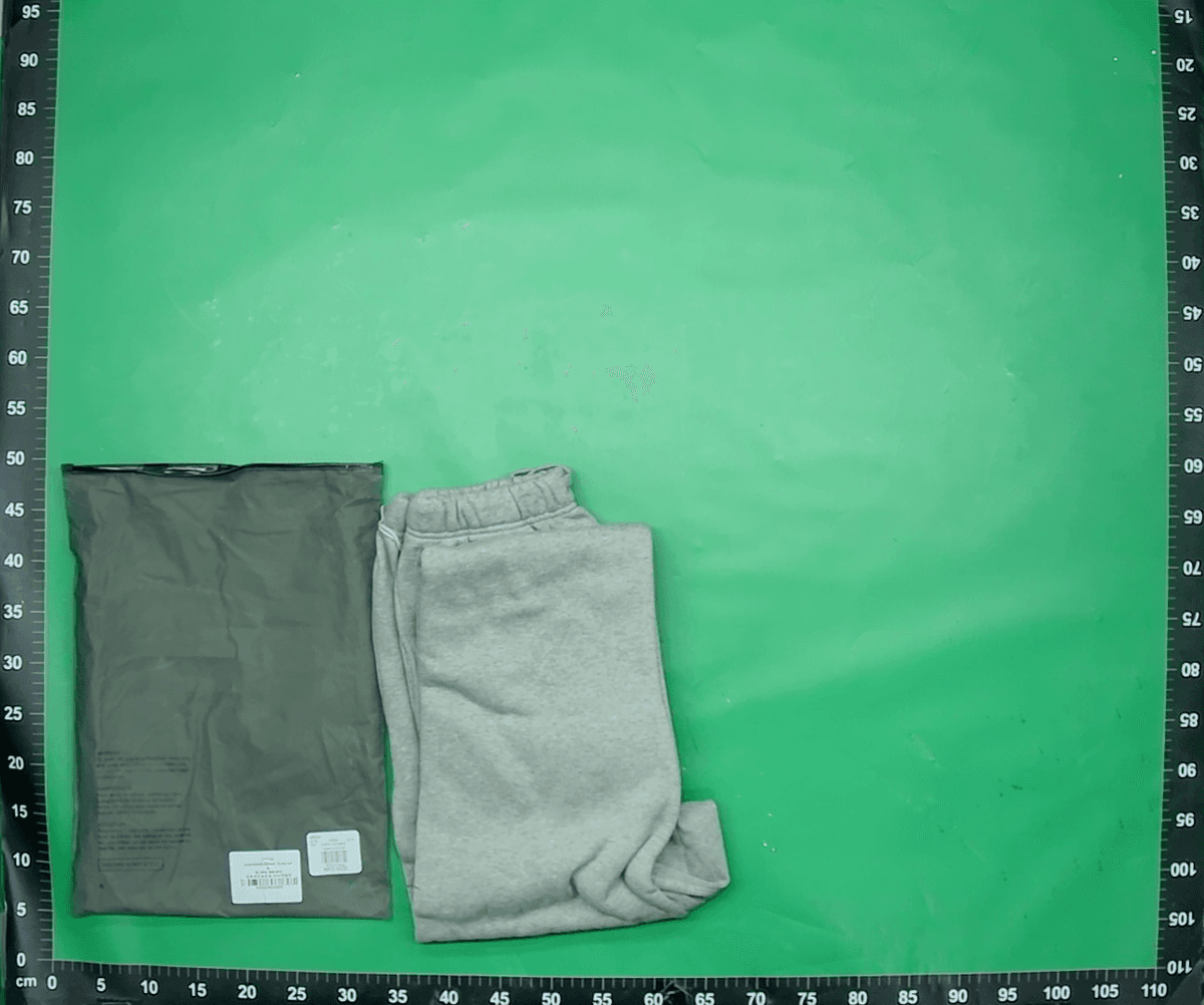 2022SS- Essentials-绒布直筒裤 小字logo植绒印花 — miniatura QC 5