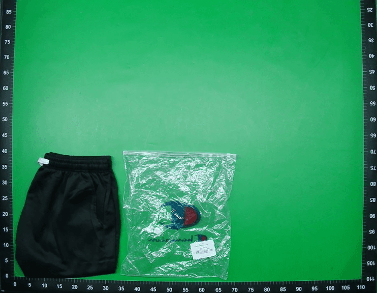 冠军涂鸦短裤男夏季薄款外穿运动裤宽松大码青少年休闲刺绣五分裤 — foto QC 1
