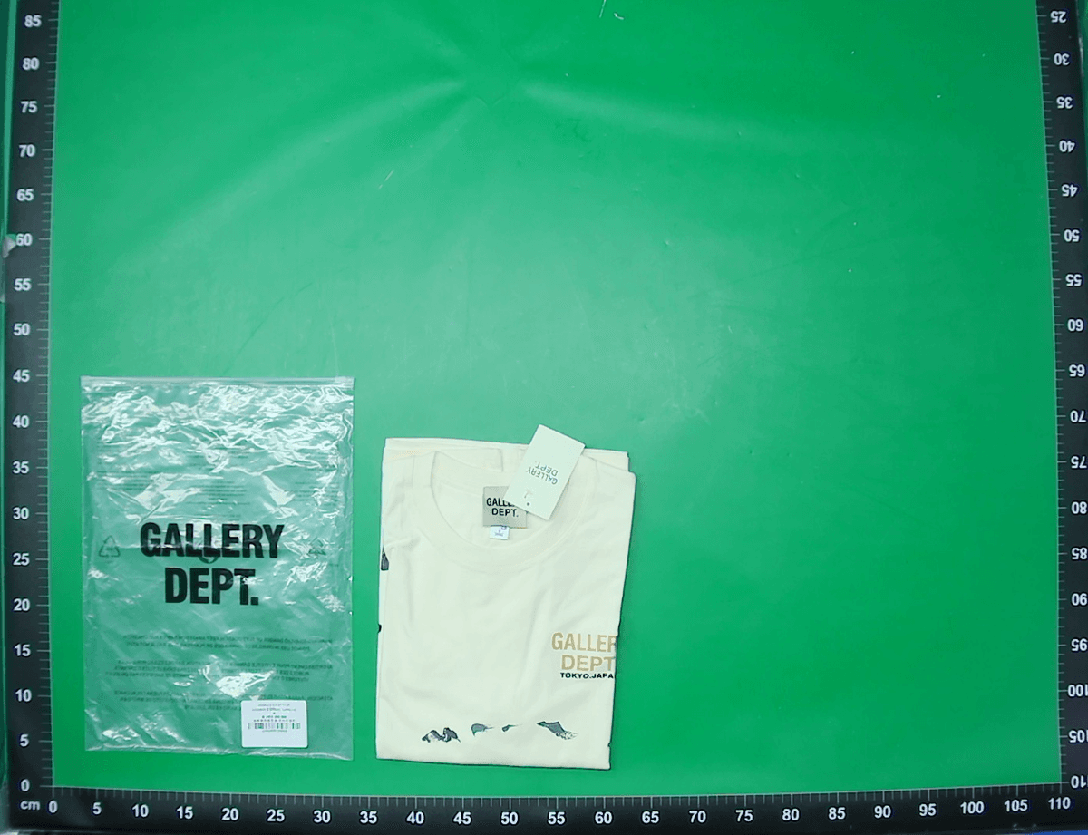 正确版GALERY DEPT美潮扎染洗水高品质印花短袖高街涂鸦T恤 — miniatura QC 2