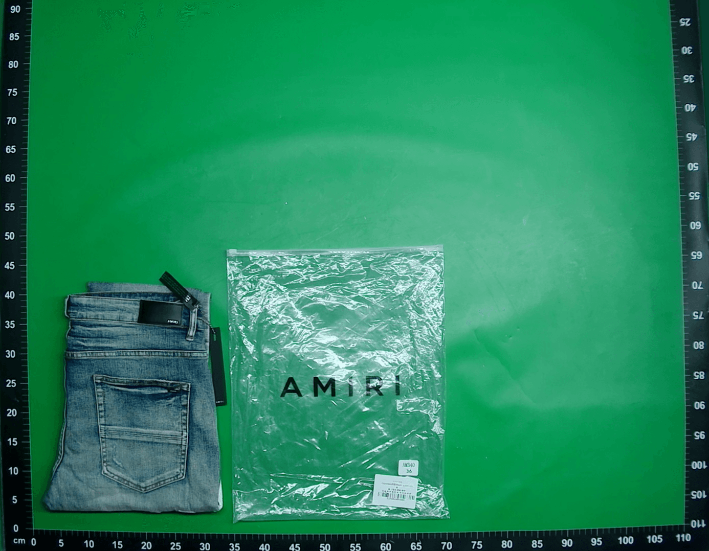 Foreign Trade Puiple Biacd Spring and Summer New Style Splash-Ink Ripped American High Street Jeans for Men and Women — foto QC 1