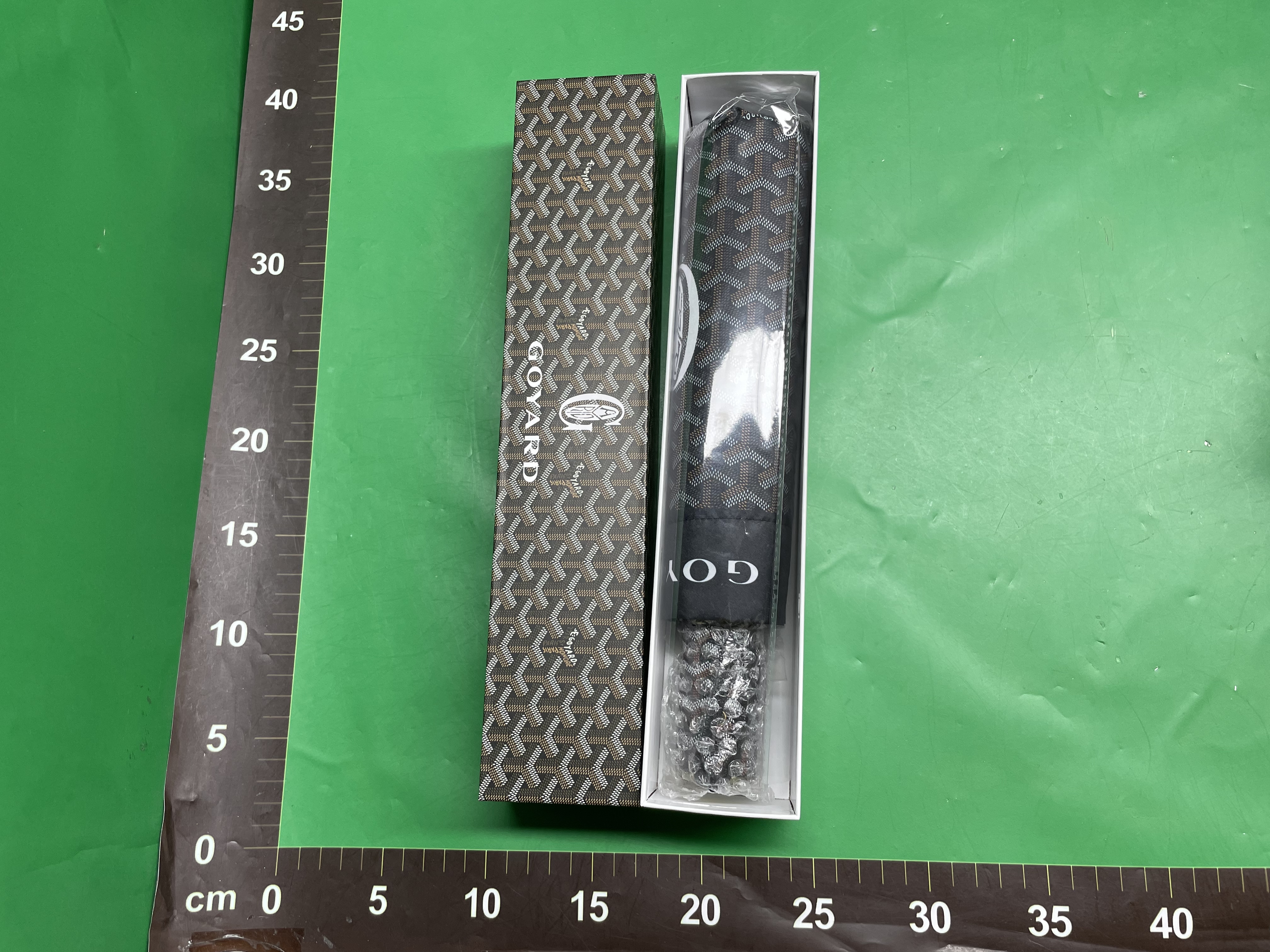 欧美潮大牌雨伞三折全自动黑胶防晒防紫外线遮阳伞女男两用太阳伞 — foto QC 1