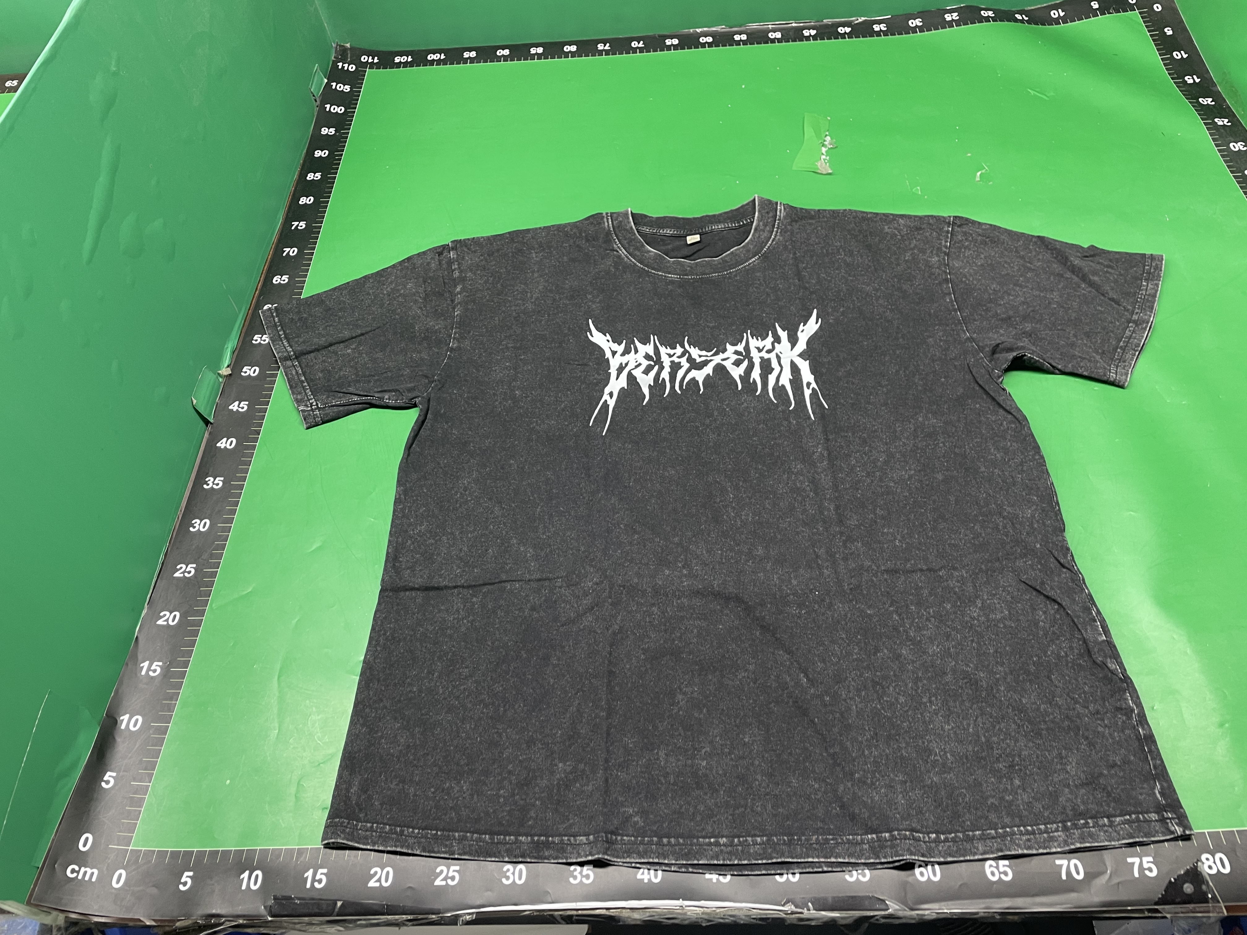 Harajuku Anime Print T-Shirt Men Streetwear Vintage Black Ts — foto QC 1