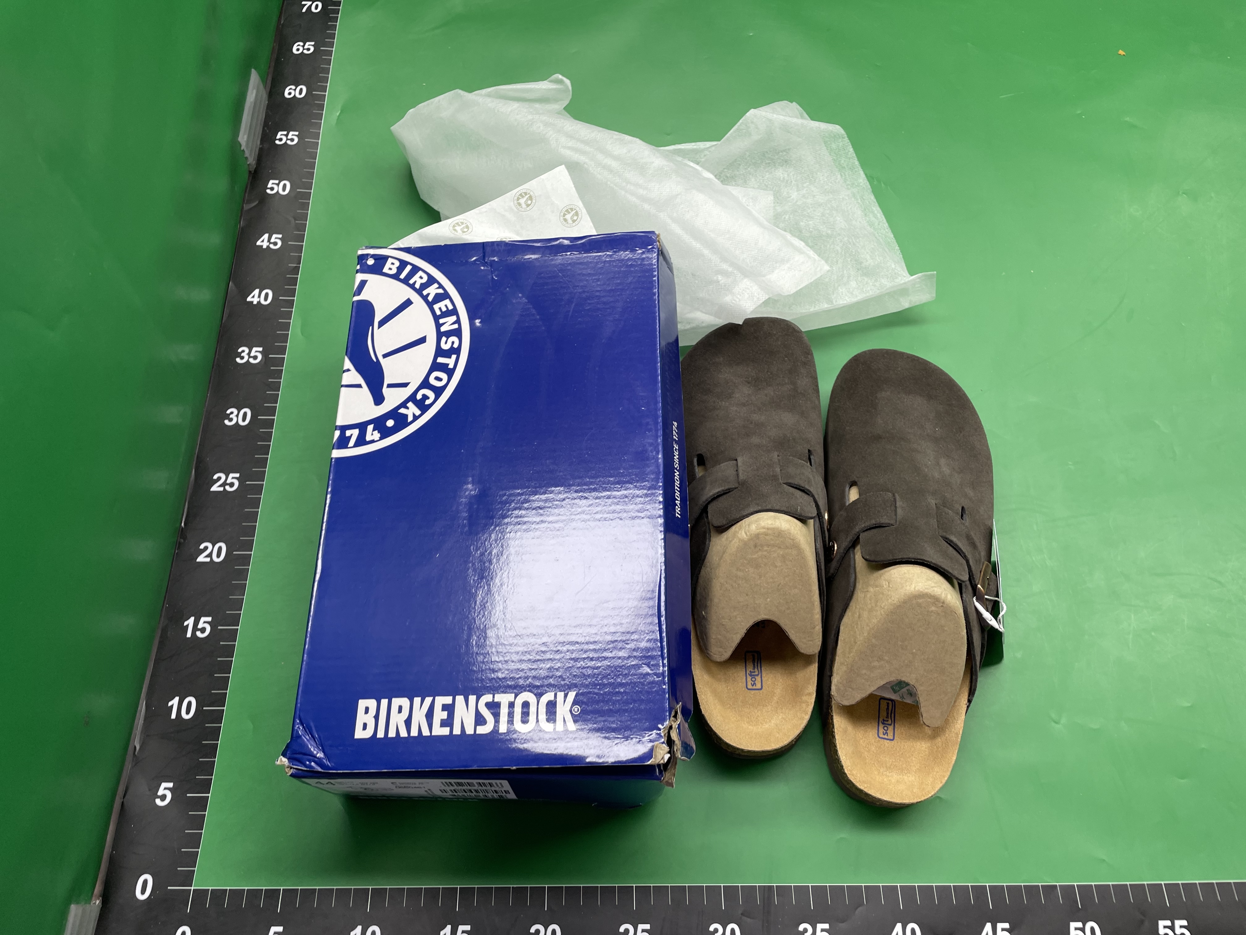 勃肯鞋真牛皮橡木真皮包头拖鞋男女同款平底半拖春夏秋季外穿勃肯 — miniatura QC 5