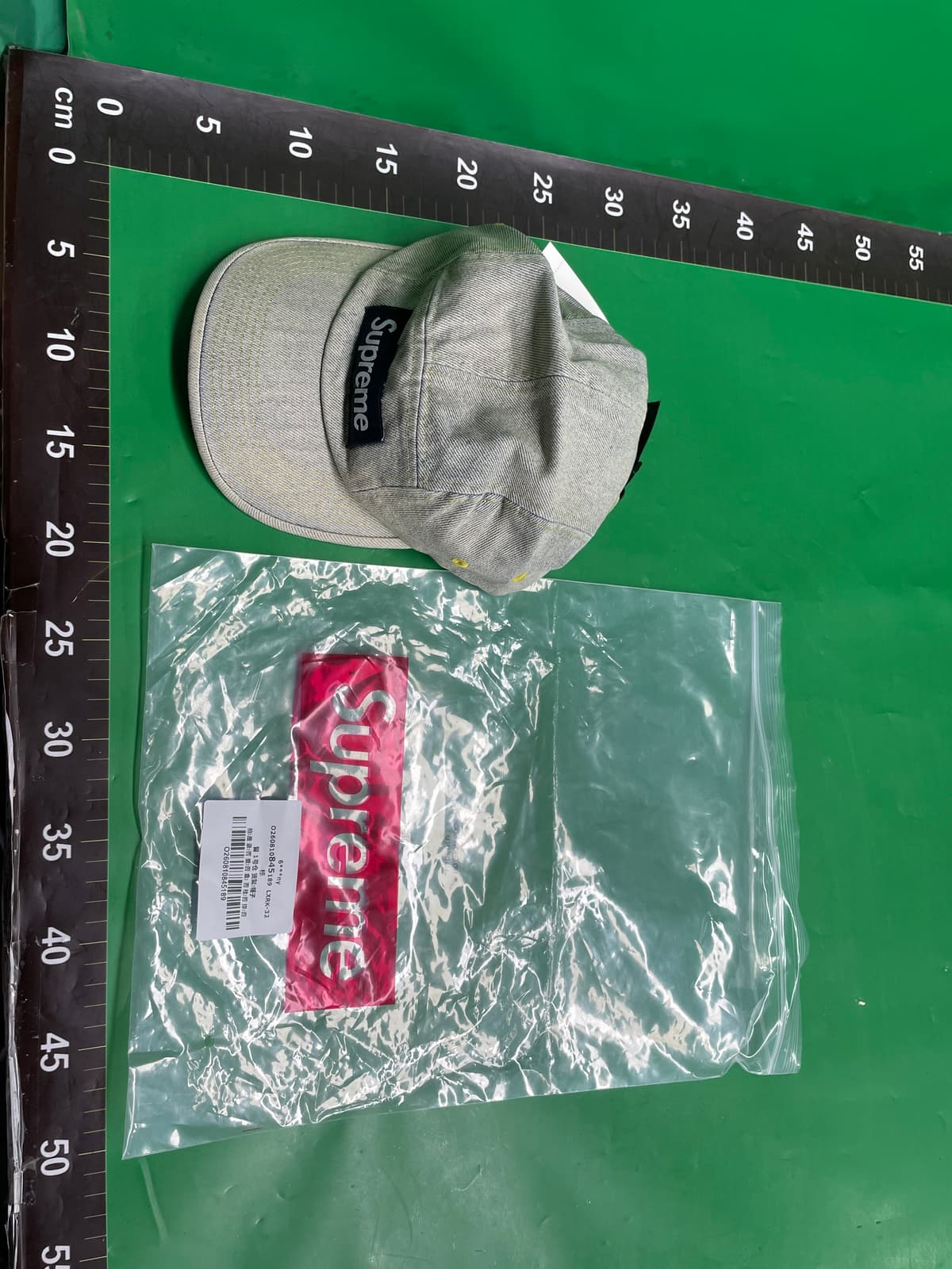 23Ss Ventile Camp Cap Co-Branded Waterproof Cotton Peaked Cap Baseball Cap Color Matching Suede Visor S — foto QC 1