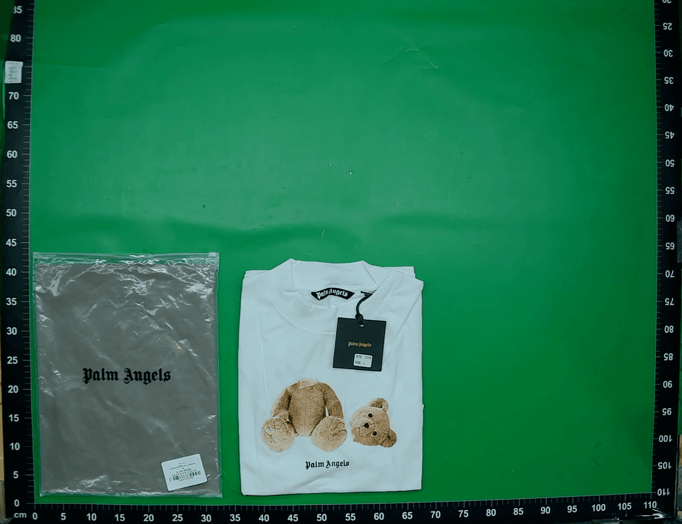 三标齐全高版本Palm Angels现货实拍纯棉印花短袖圆领T恤男女同款 — foto QC 1