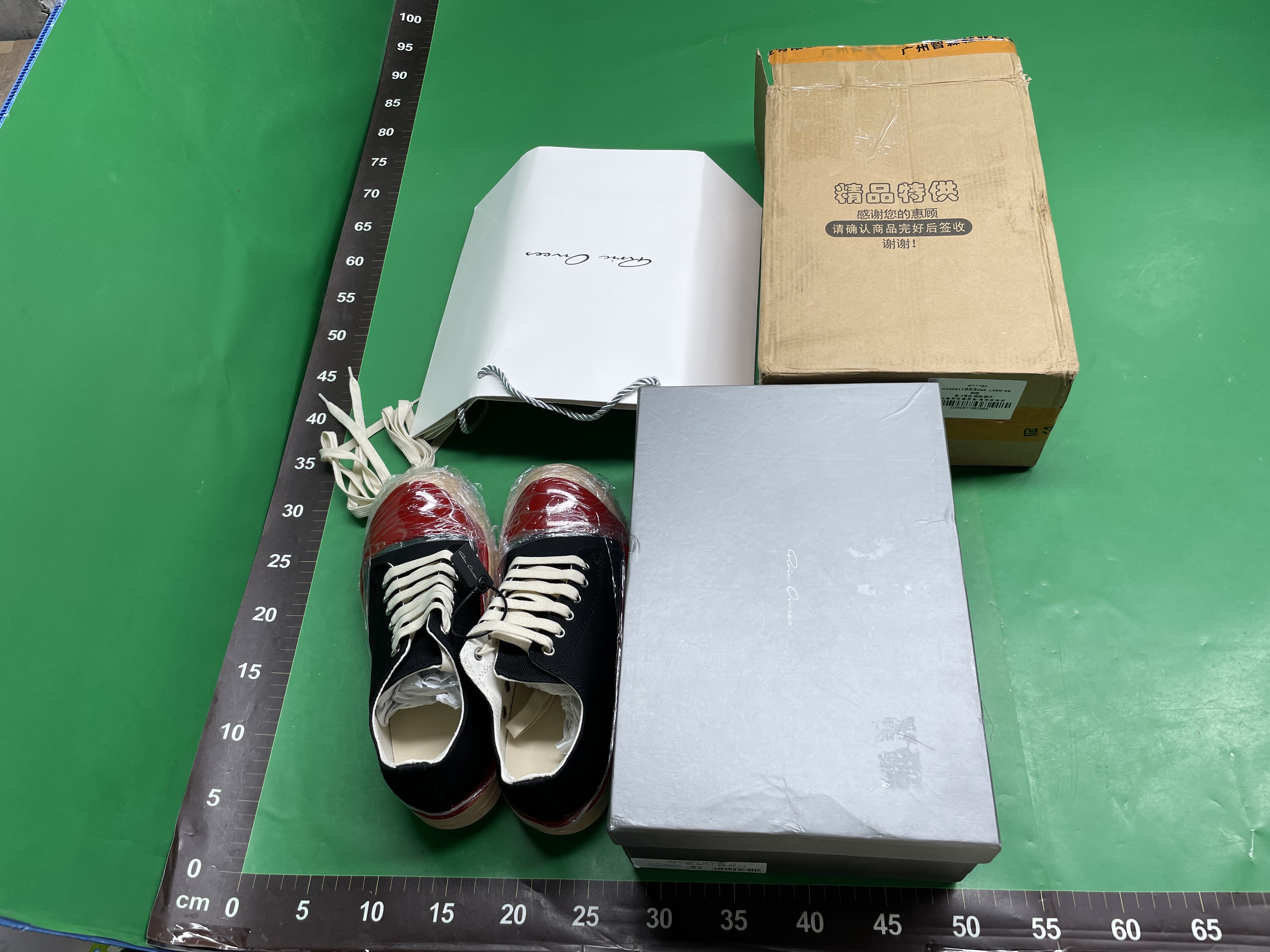 2025新款ro鞋子蜡面低帮滴胶耐磨底厚底增高休闲男鞋学生欧美潮鞋 — foto QC 1
