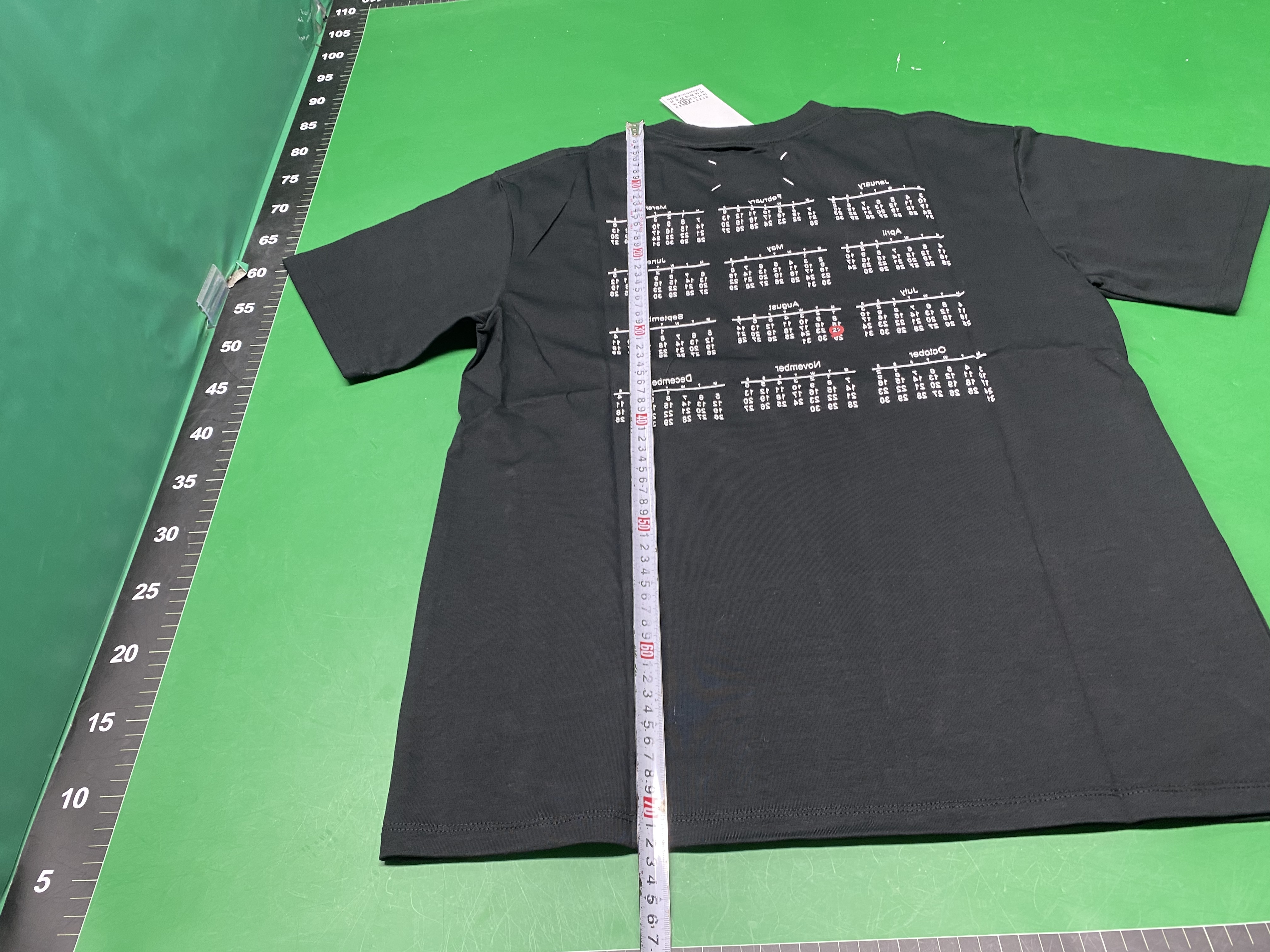 2024夏季新款美式潮牌数学绣标logo男女宽松休闲纯色简约短袖T — foto QC 1