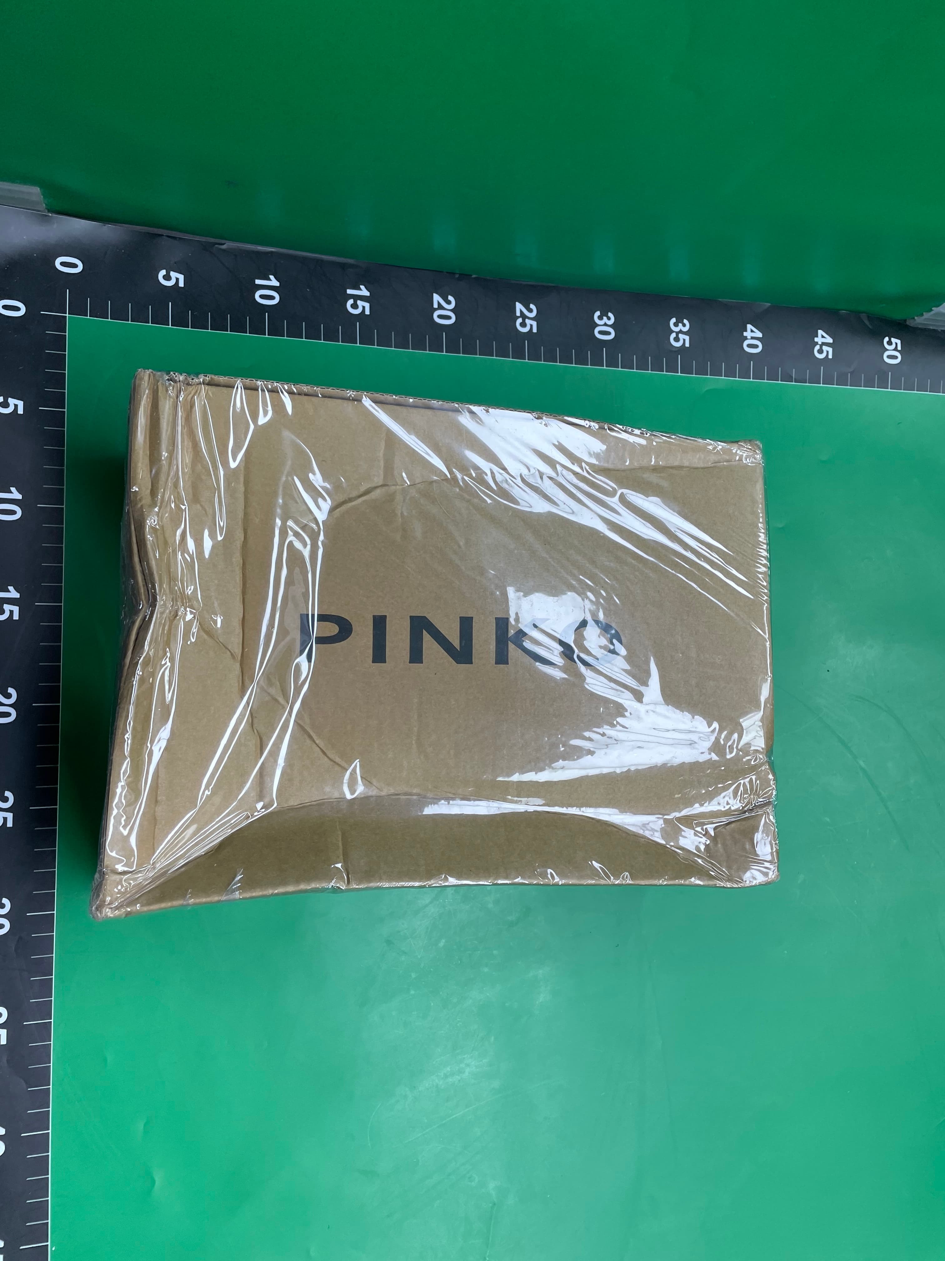 Pink*同款链条燕子包酒神真皮单肩斜挎徽章 压花腋下飞鸟双飞燕 — foto QC 1
