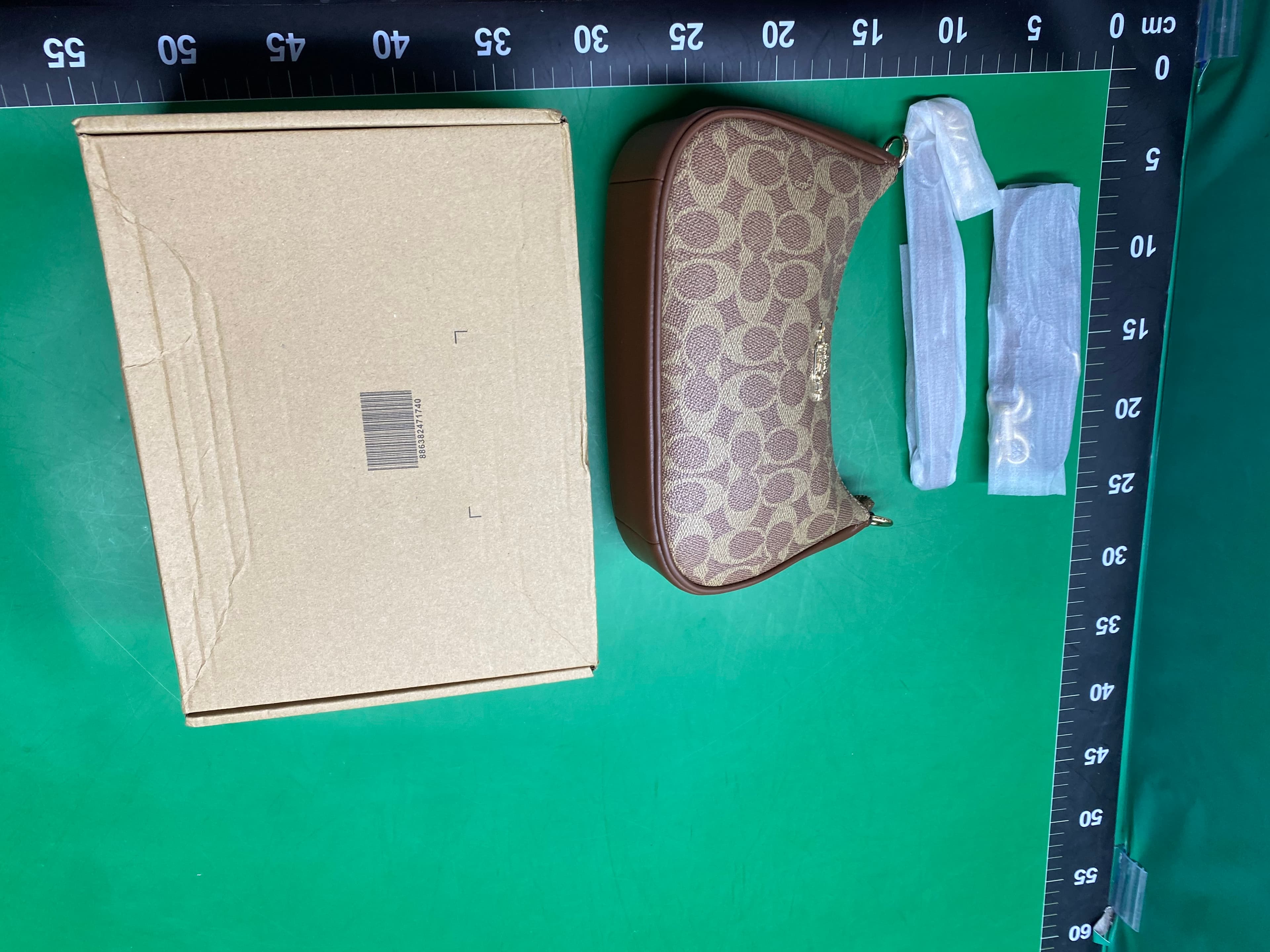 寇家25新款Teri24新月腋下包经典老花香布蕾单肩腋下女包休闲手拎 — miniatura QC 2