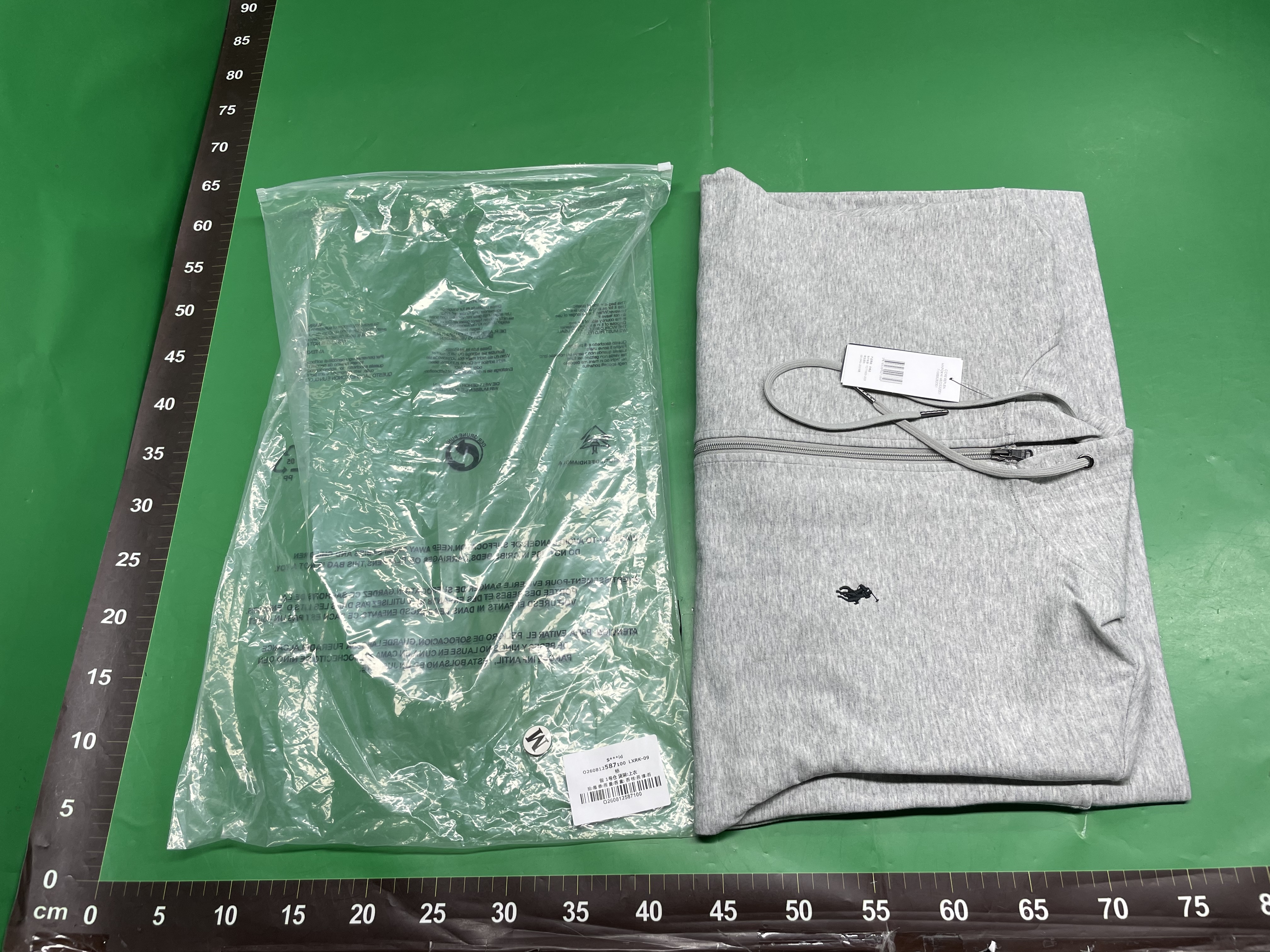 跨境专供拉夫RL基础款小马刺绣Logo连帽卫衣男女款拉链外套潮纯色 — miniatura QC 3