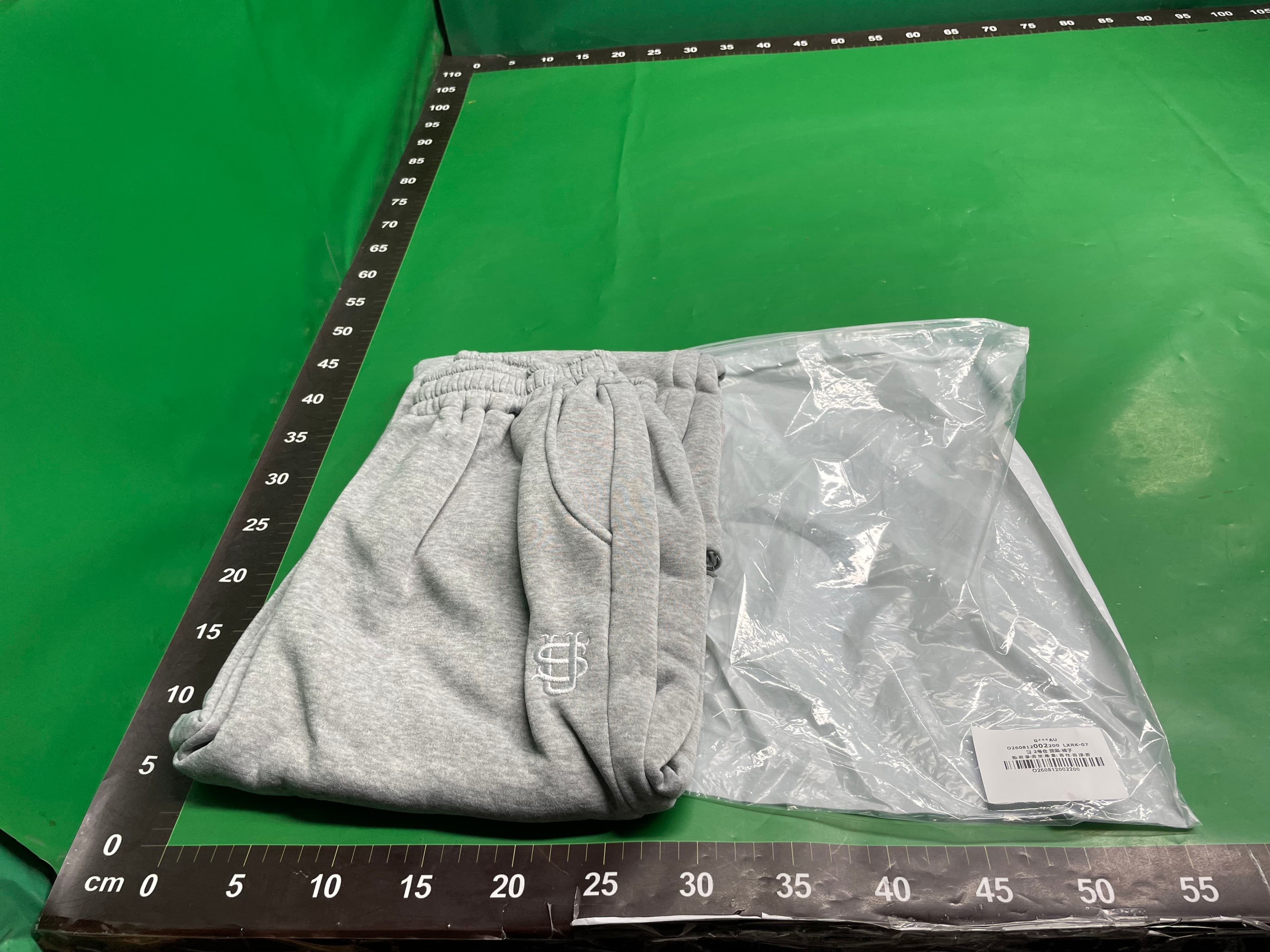 欧美复古宽松直筒裤y2k男士运动裤宽松拉链刺绣设计嘻哈原宿长裤 — foto QC 1