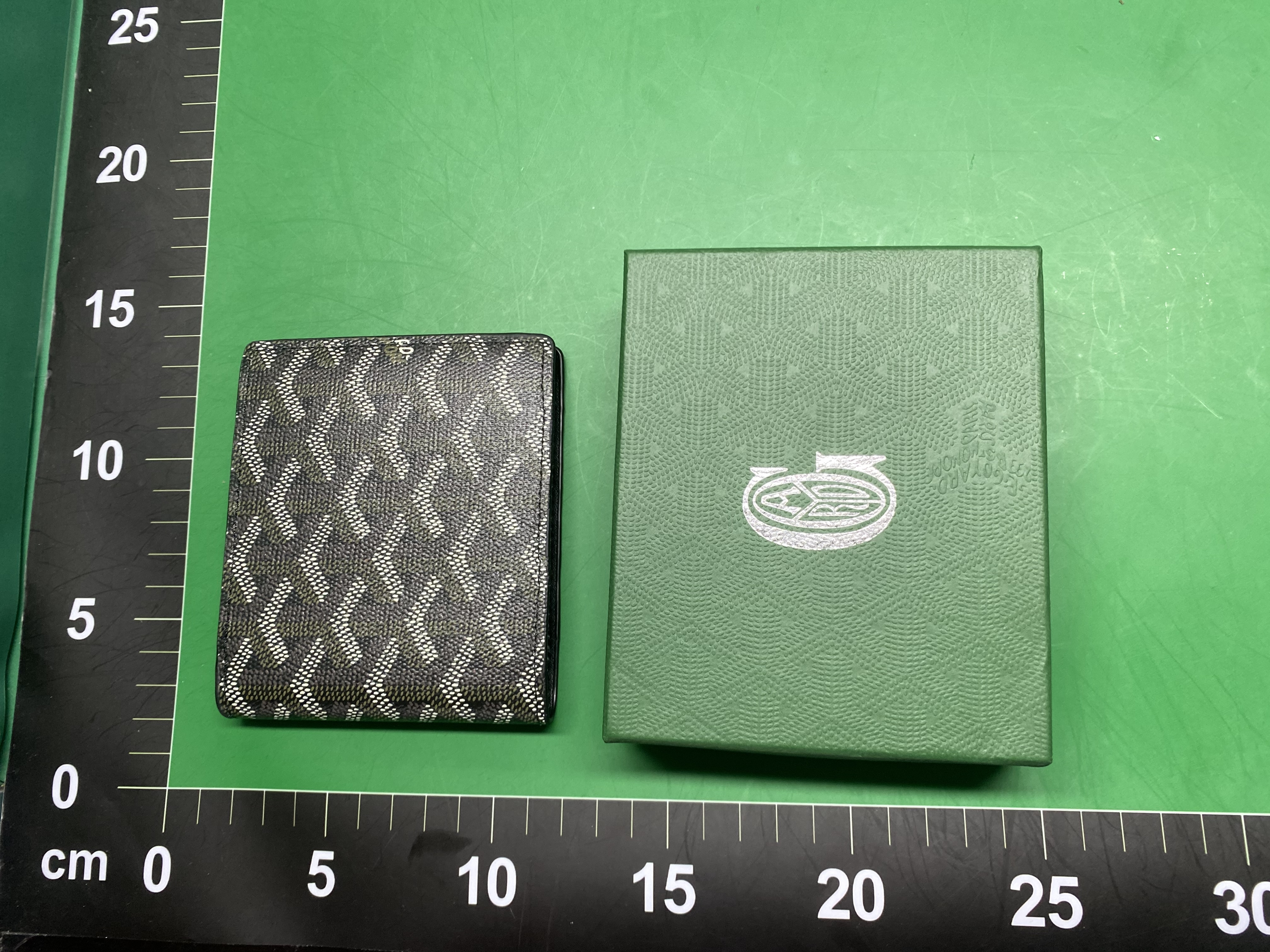 新款戈雅钱包狗牙零钱包戈雅狗牙商务印花对折钱包多功能证件包卡 — miniatura QC 5