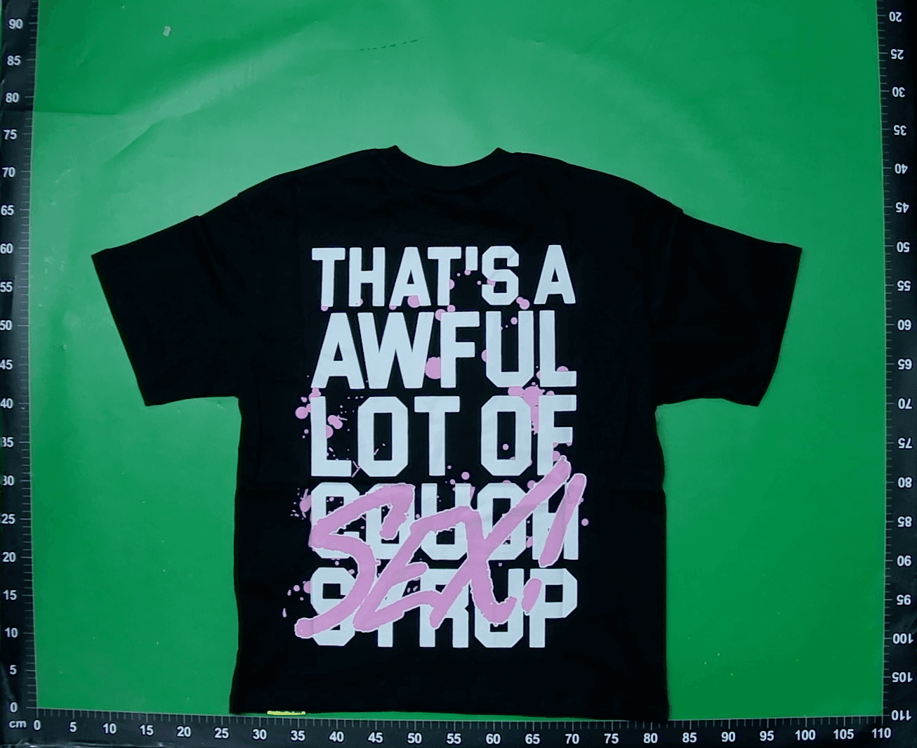 正确THAT'S A AWFUL LOT OF COUGH SYRUP短袖美式高街T恤男女tee — foto QC 1