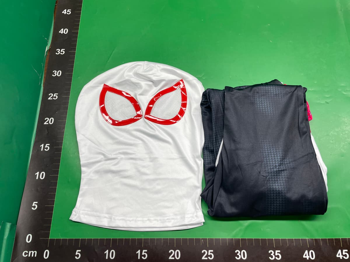 迈尔斯黑蜘蛛侠连体衣紧身衣服男女成年儿童格温cos服装头套套装 — foto QC 1