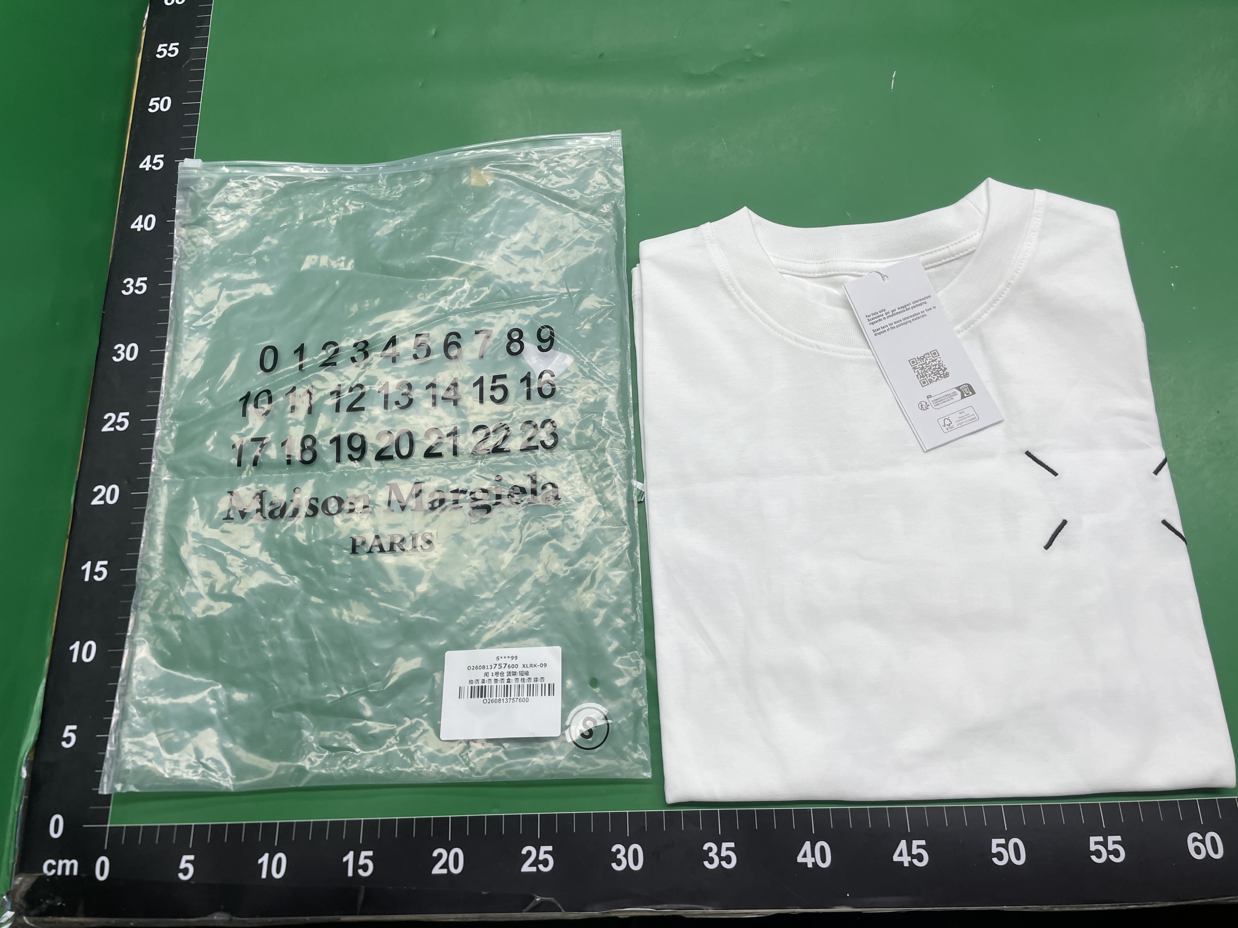 高版本MM6字母印花夏季新款范丞丞同款日常宽松休闲男女短袖T恤潮 — foto QC 1