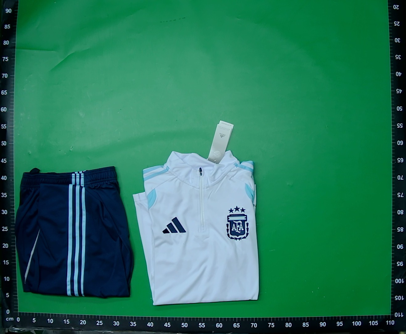 2526阿根廷皇马巴萨半拉链长袖球卫衣运动足球服训练服套装 — foto QC 1
