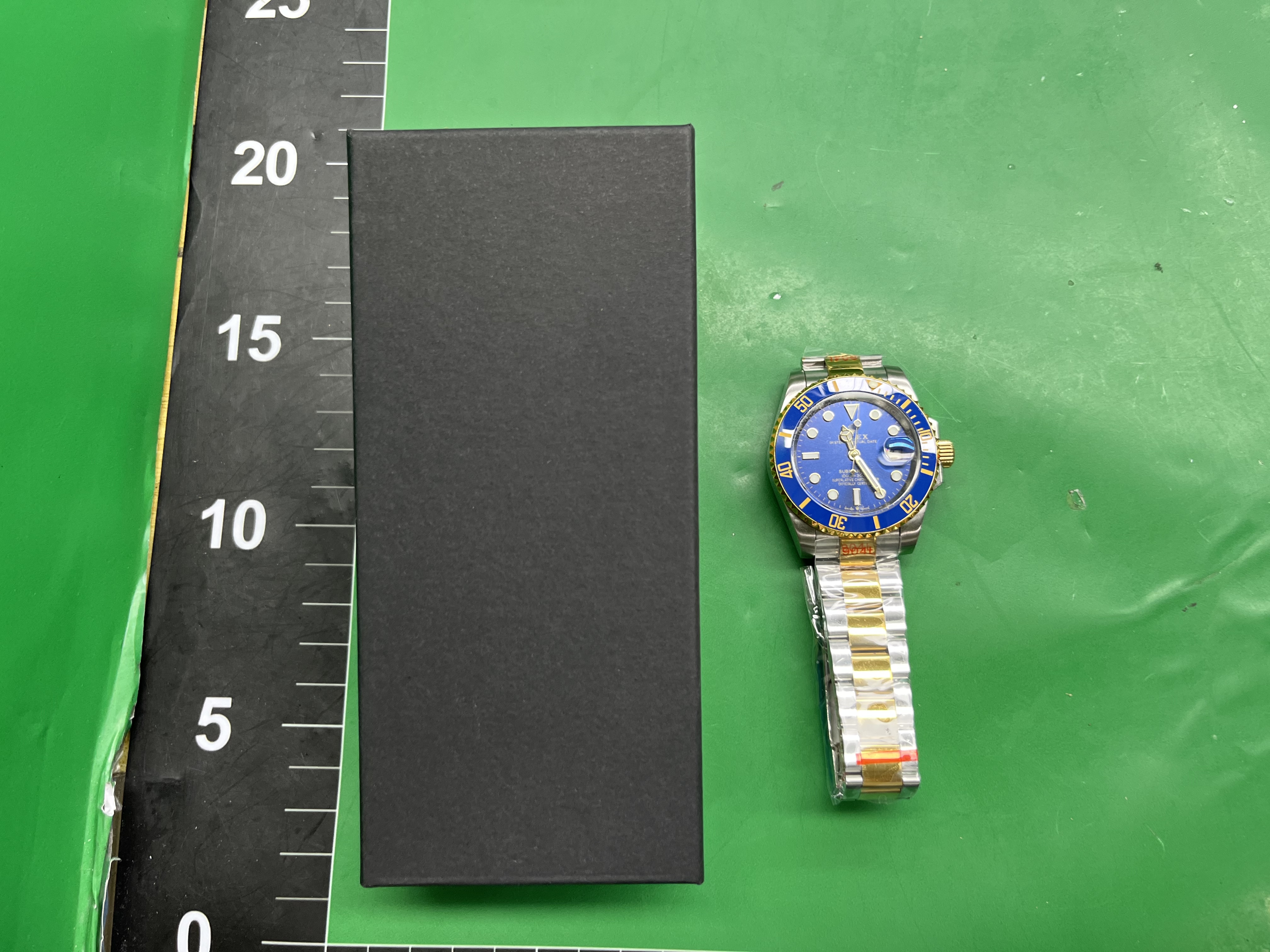 跨境 Watch 水鬼男士手表全自动机械表夜光夜光鬼王腕表潮流 — miniatura QC 4