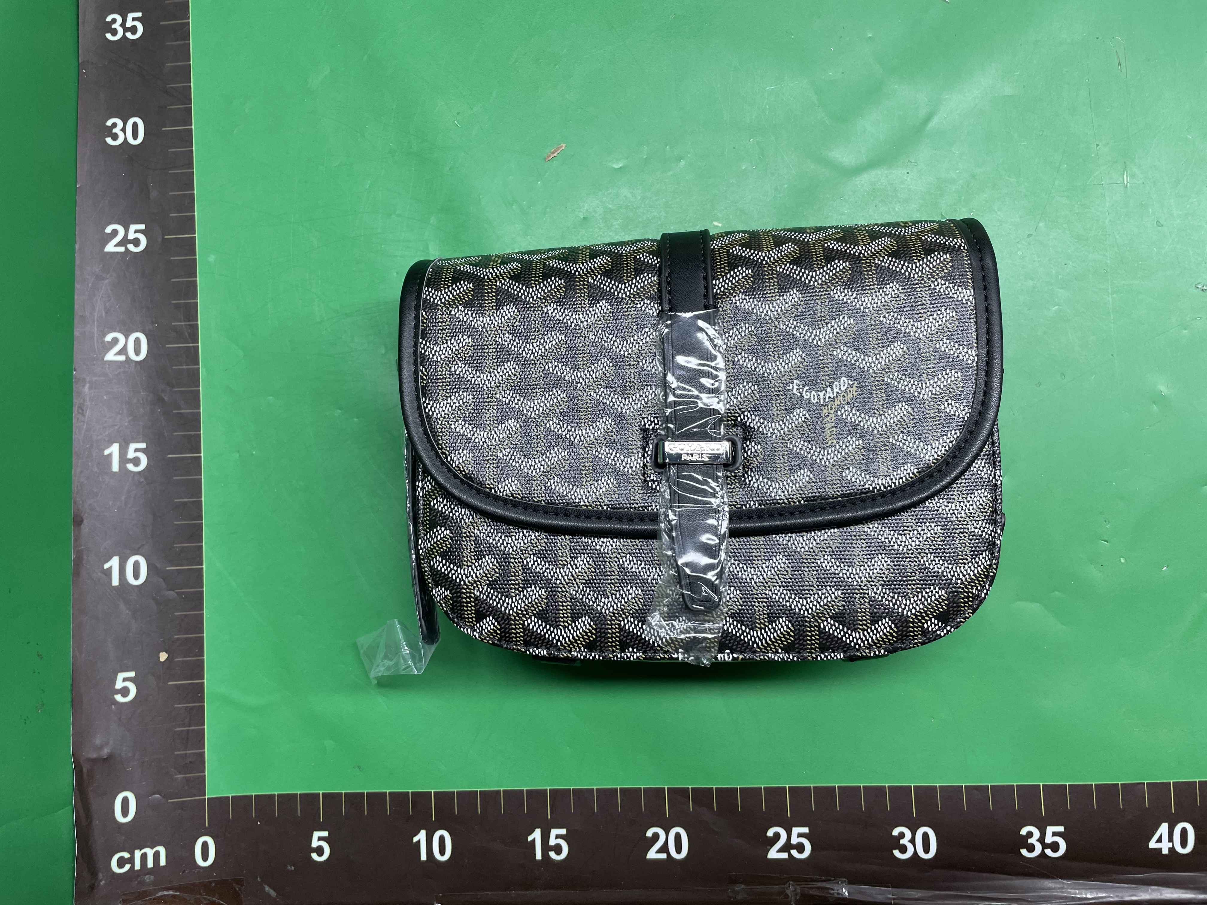 戈雅狗牙马鞍包时尚印花斜挎包单肩翻盖百搭男女通用戈雅邮差包 — miniatura QC 6