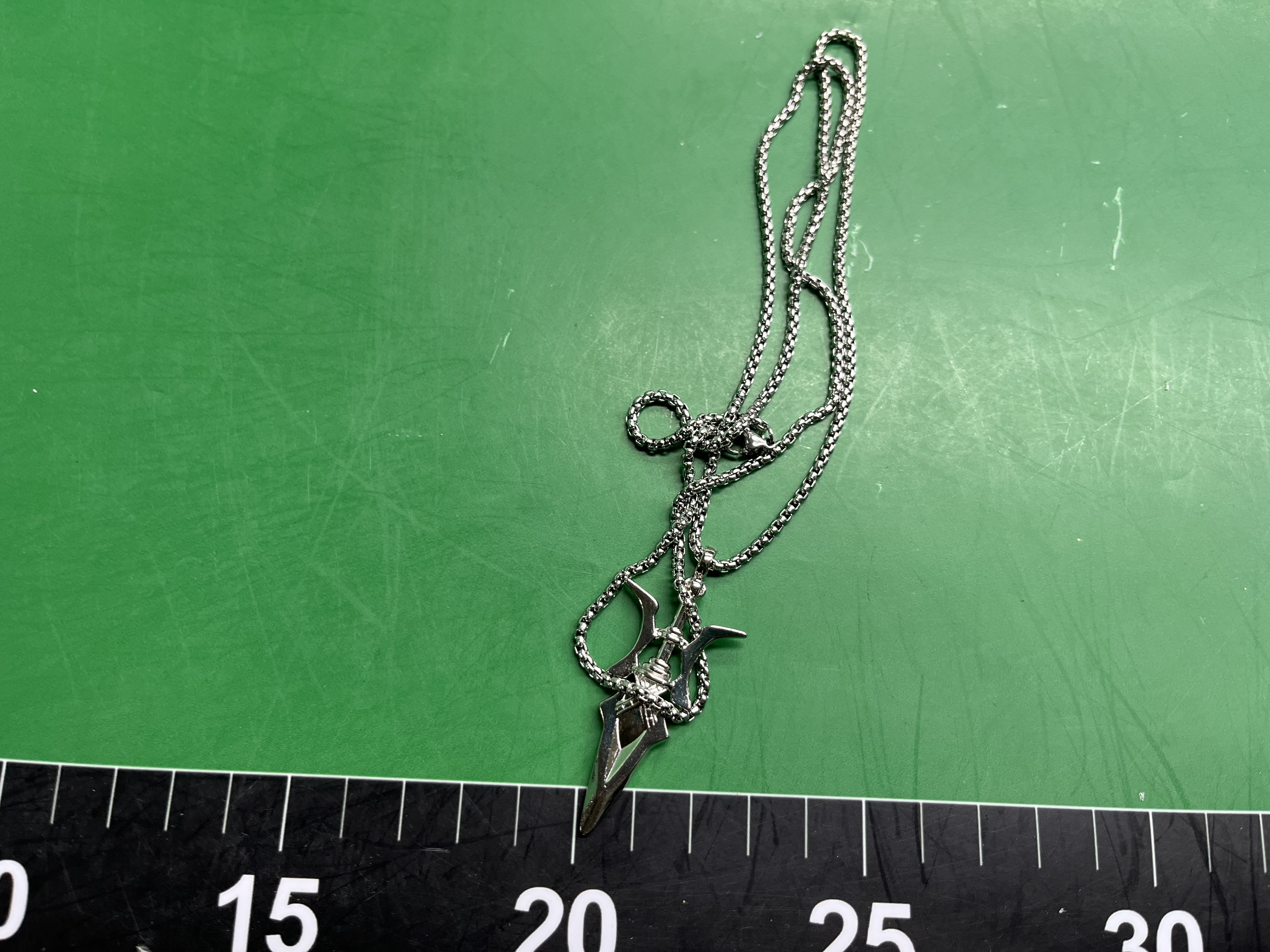 项链男款轻奢潮流钛钢不掉色锁骨链简约帅气项链男高级感痞帅饰品 — foto QC 1