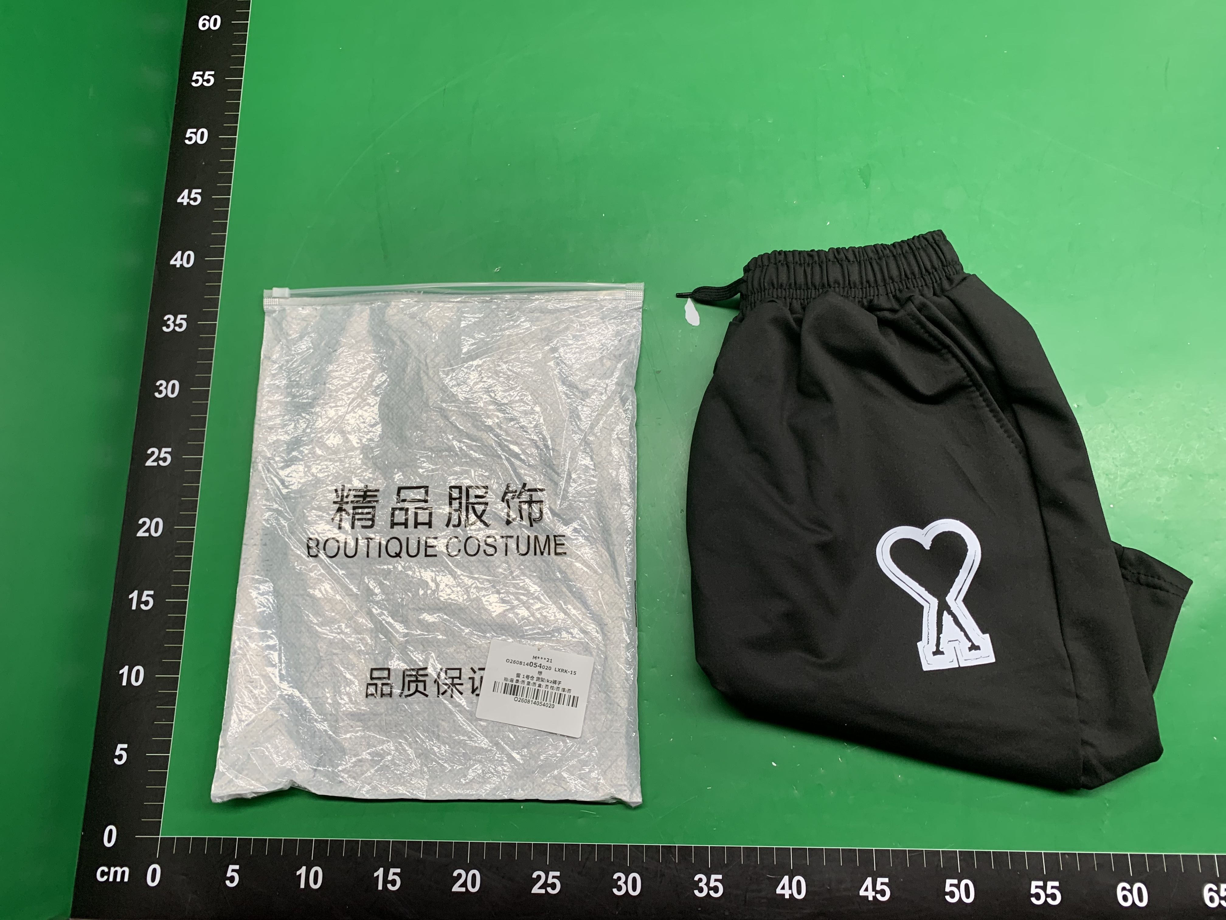 潮牌爱心 刺绣短裤 夏季跨境 休闲宽松 运动五分裤男女休闲短裤棉 — foto QC 1
