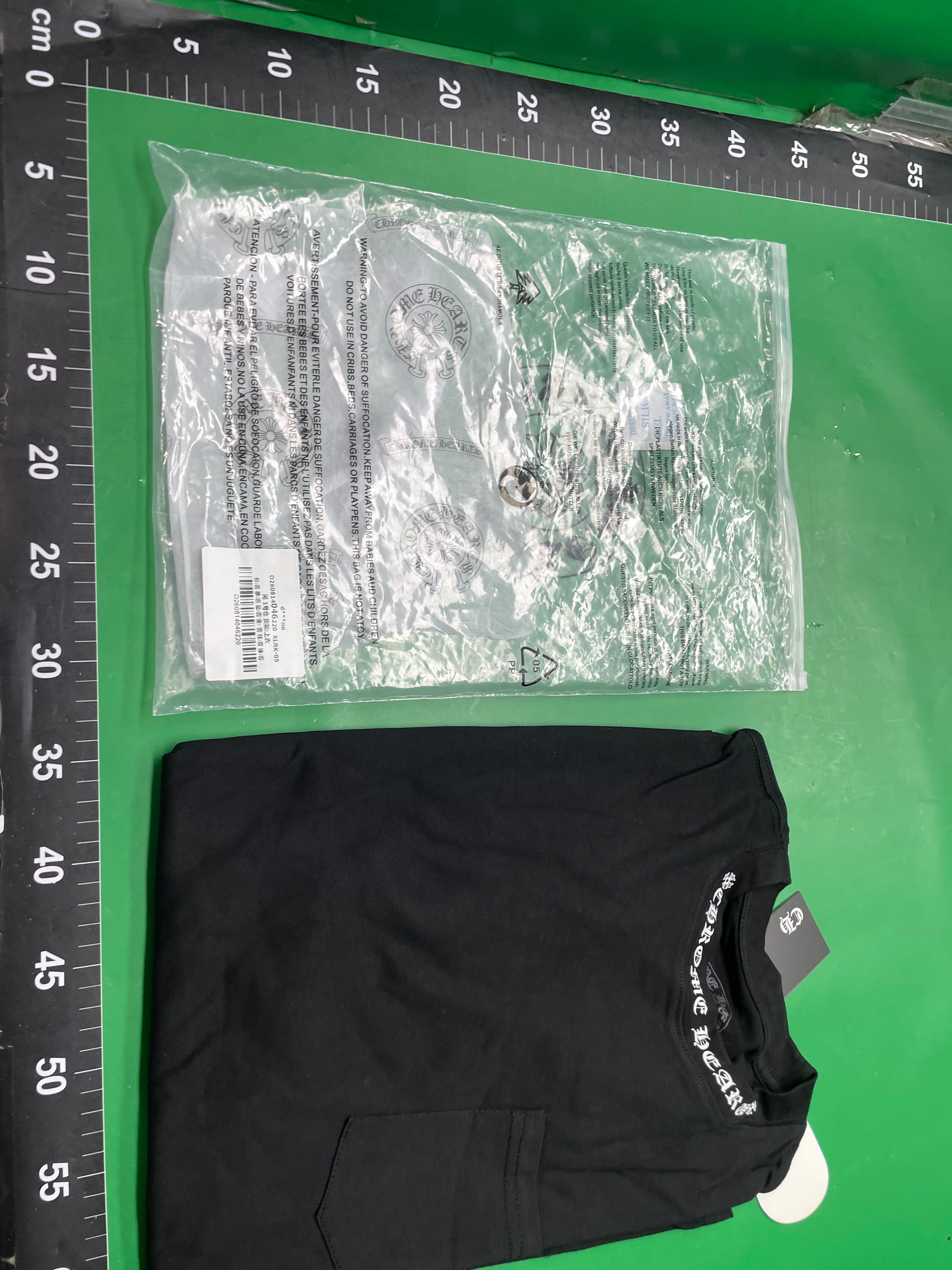 跨境克Ch Hets高品质双纱纯棉拼色落肩袖秋季男女T恤现货直发 — miniatura QC 5