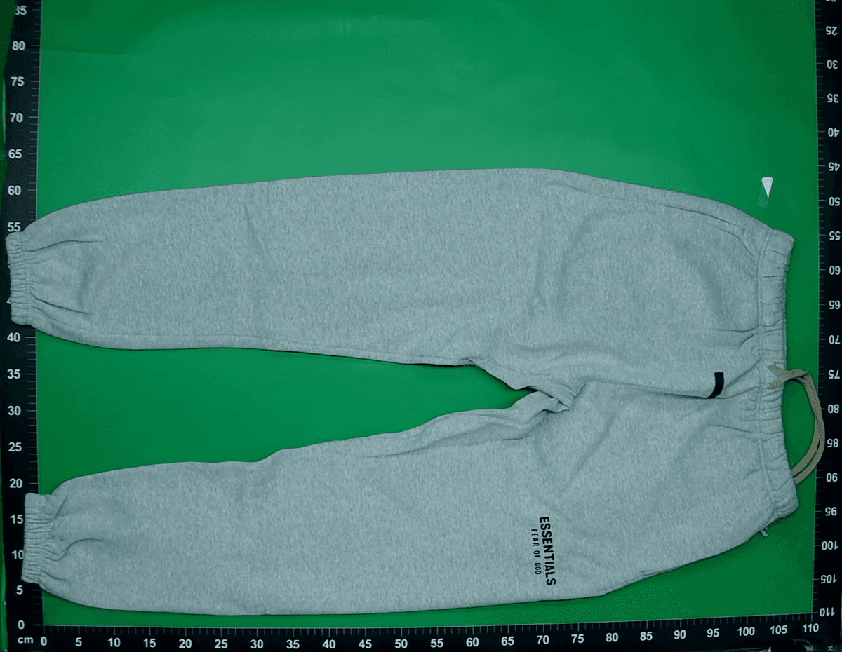 Essentials FW24 Holiday Core系列 字母印花系带抓绒休闲裤束脚 — foto QC 1