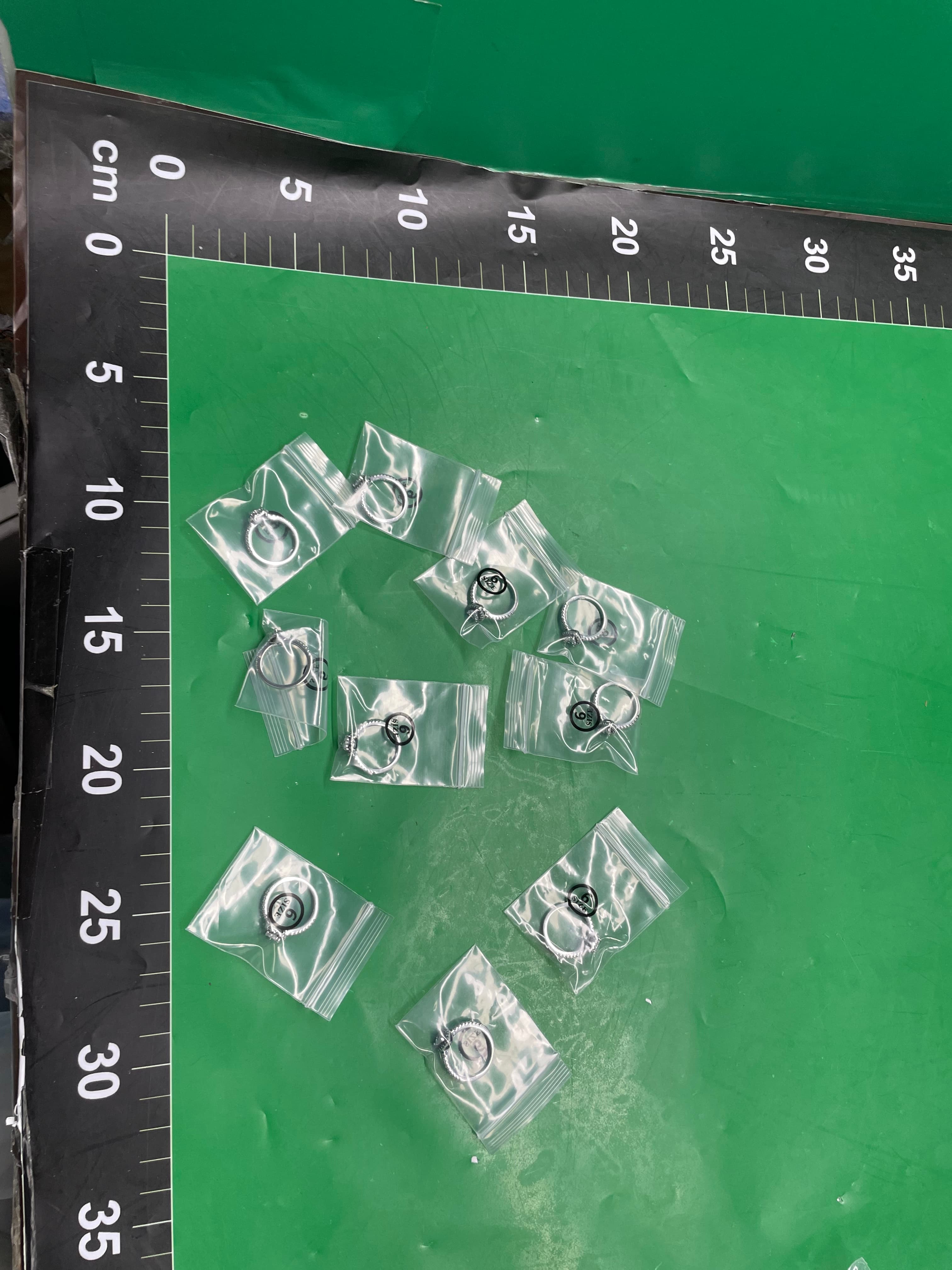 潘家新款白铜崇高的心典雅之心欢腾单石爱心戒指简约标志爱心轻奢 — miniatura QC 3