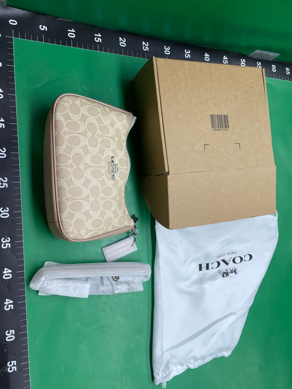 现货蔻家奥莱新款Teri时尚高级感单肩腋下女包复古印花链条麻将包 — miniatura QC 5