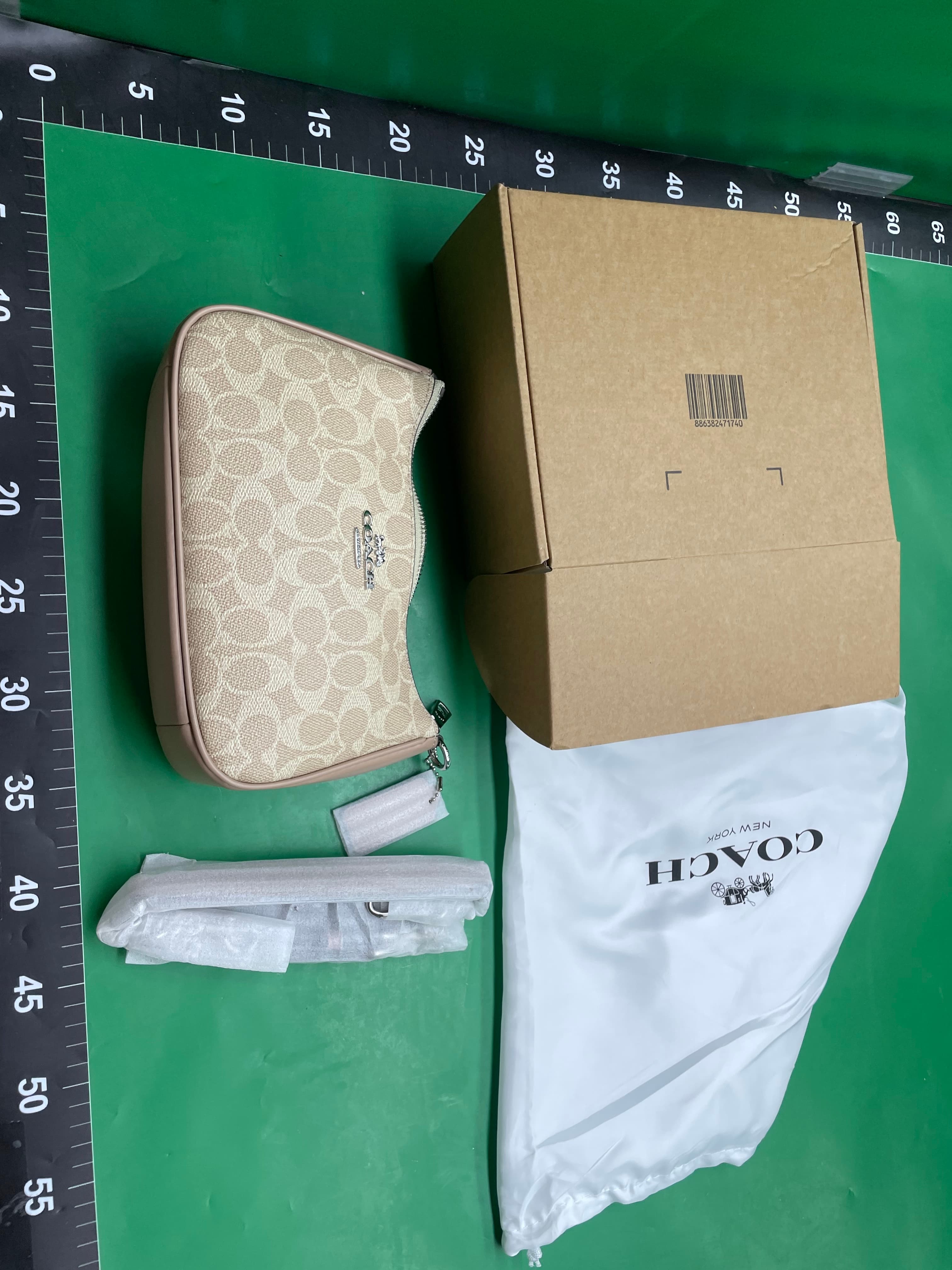现货蔻家奥莱新款Teri时尚高级感单肩腋下女包复古印花链条麻将包 — miniatura QC 2