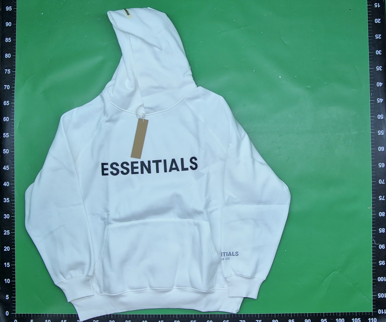 Essentials立体字母印花加绒连帽卫衣FOG男女青少年街头嘻哈外套 — miniatura QC 5