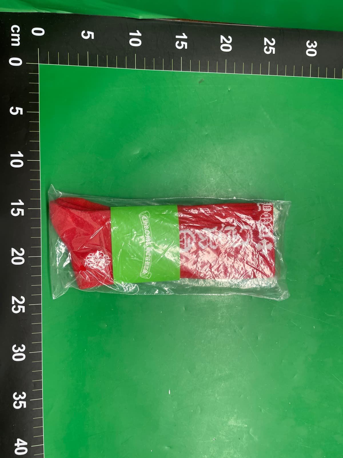 克罗爱袜子袜中高筒条纹字母红唇刺绣标毛巾底运动袜保暖百搭春季 — miniatura QC 3