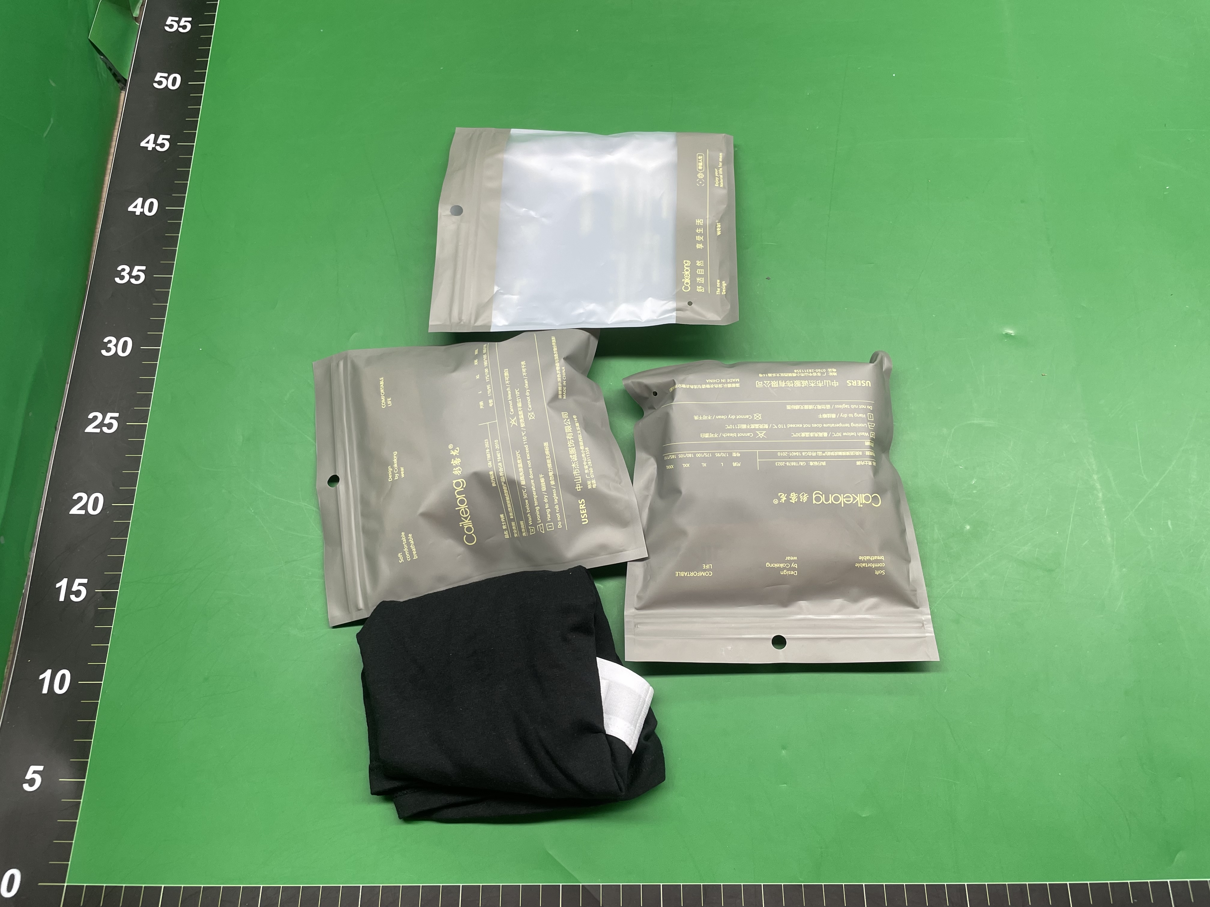 长绒棉男士内裤跨境批发 纯色宽松中腰平角裤 石墨烯抗菌内档裤衩 — foto QC 1