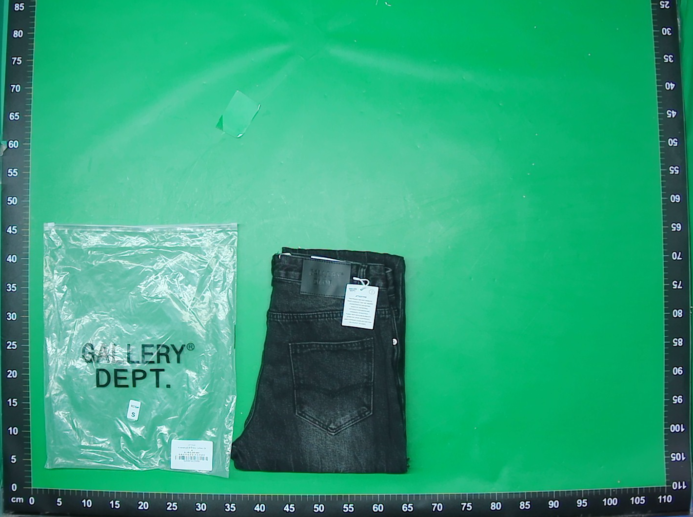 外贸跨境 DEPT.克罗现货贴皮喇叭裤洗水拼接牛仔裤潮牌裤子男批发 — miniatura QC 3