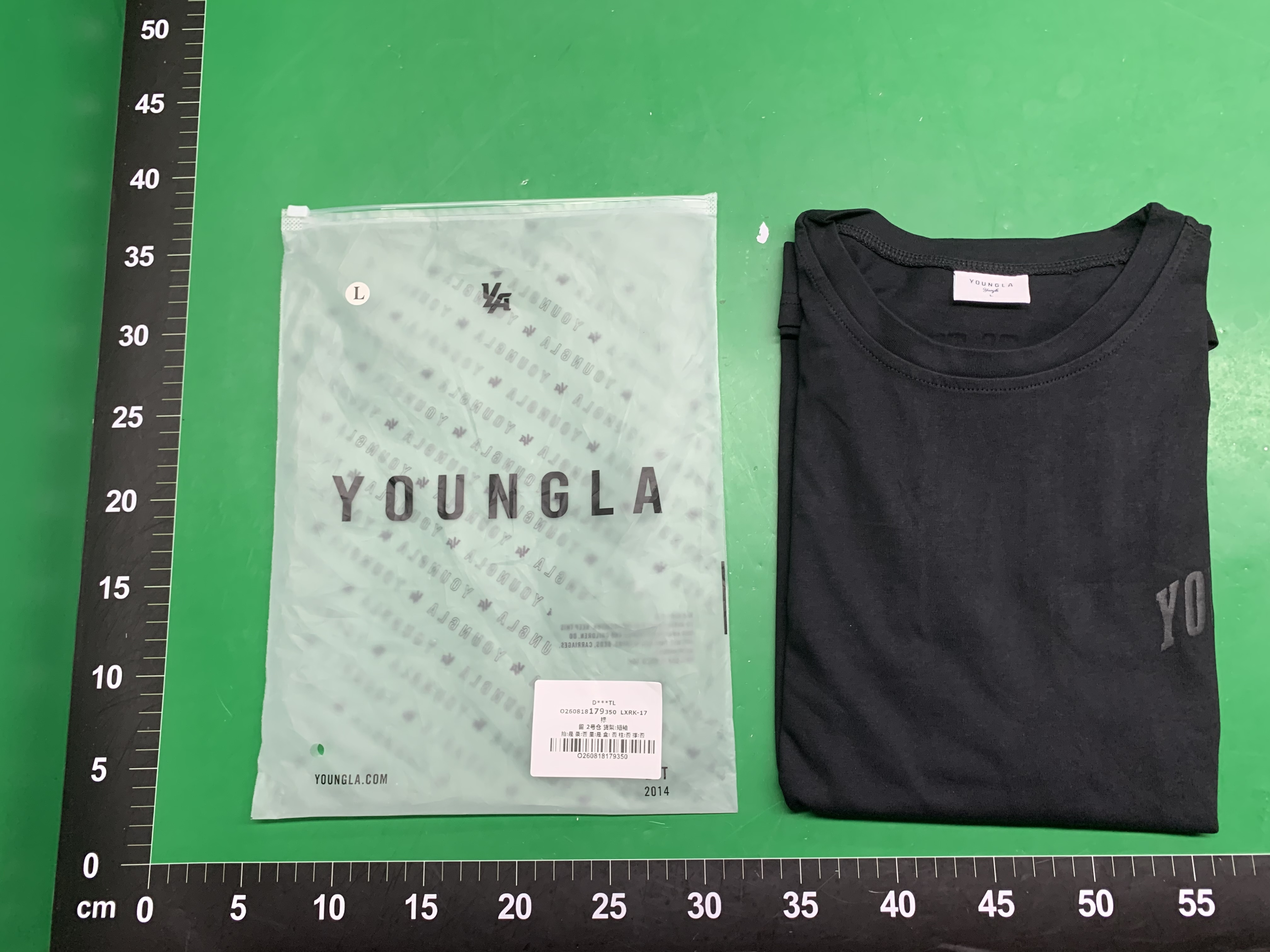 YOUNGLA美式运动T恤发泡印花纯棉健身短袖肌肉男宽松上衣休闲潮牌 — foto QC 1