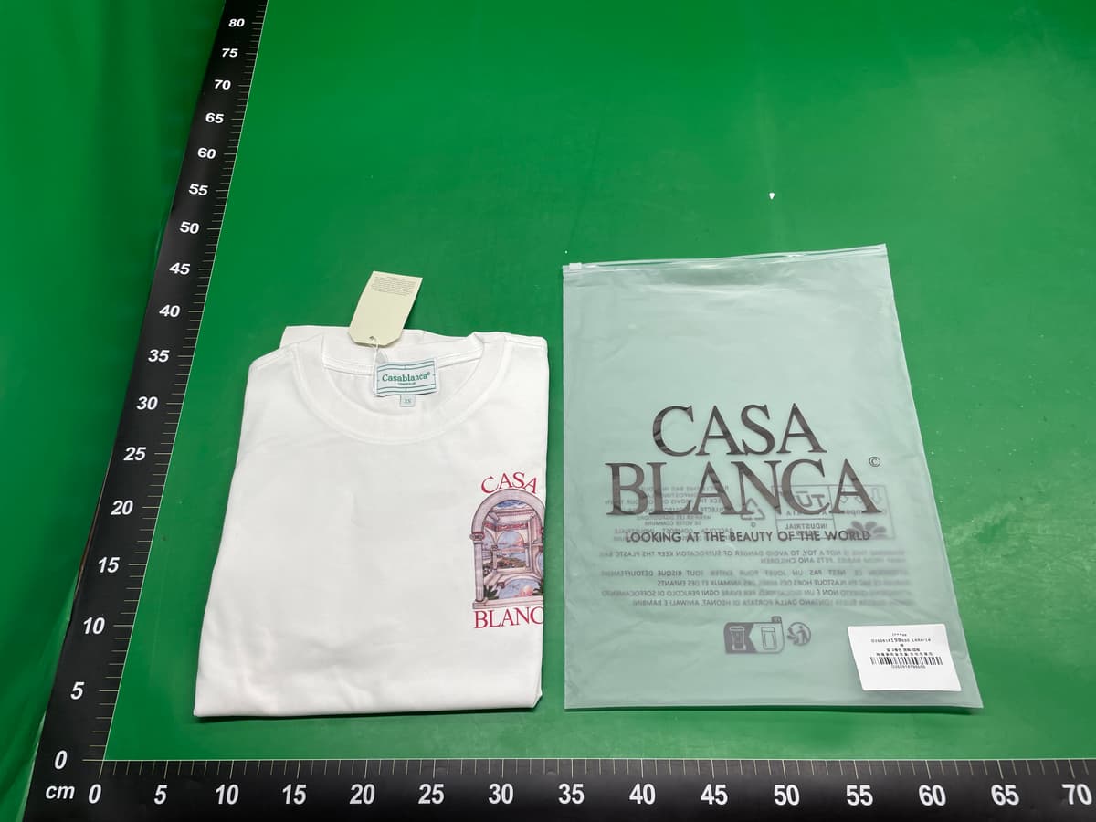 casablanca卡萨布兰卡短袖重磅纯棉260g美式潮牌小众宽松高街t恤 — miniatura QC 3