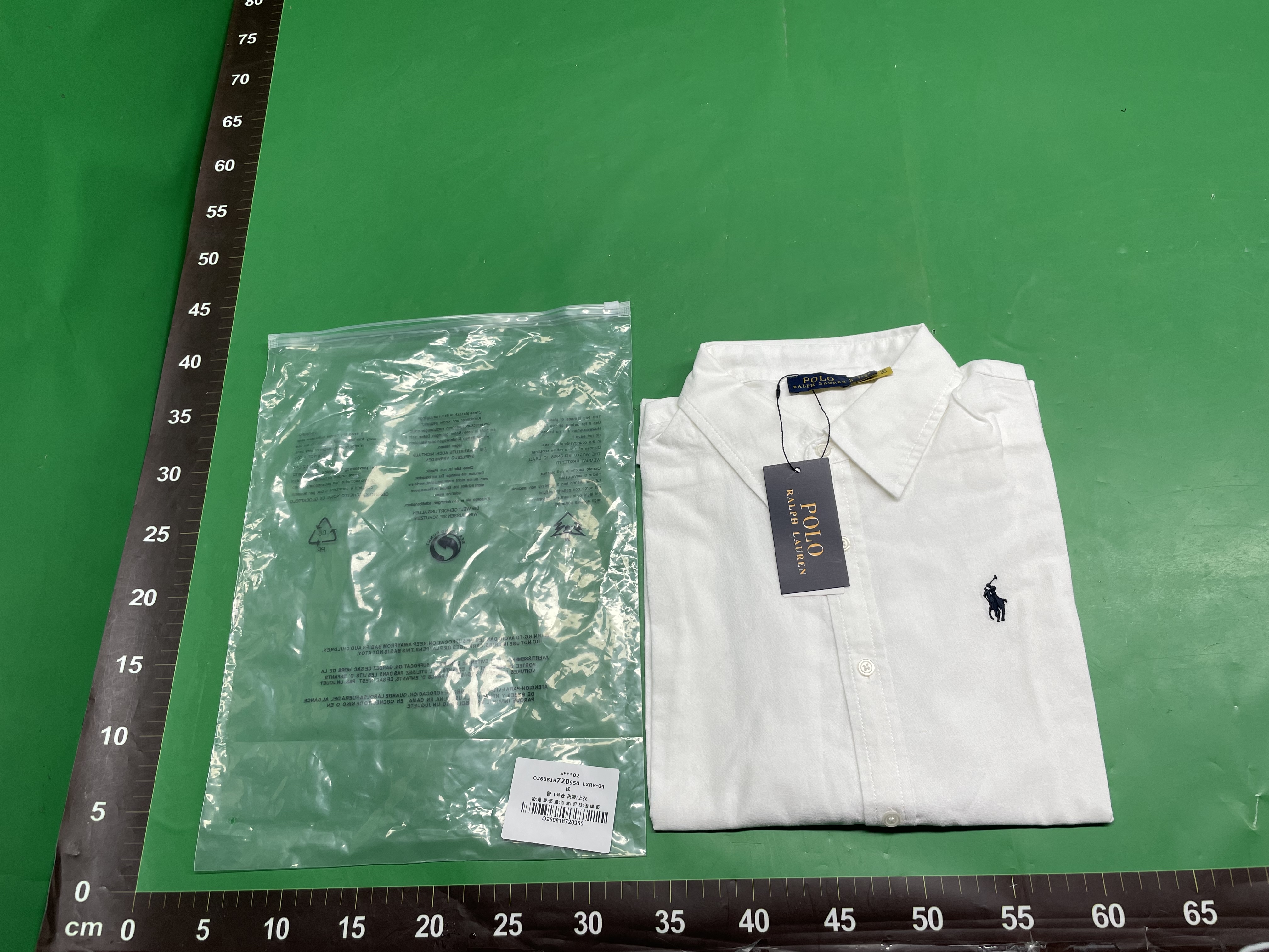 RL拉夫小马标纯棉大条纹防晒衫春夏休闲情侣上衣长袖衬衫女 — miniatura QC 2